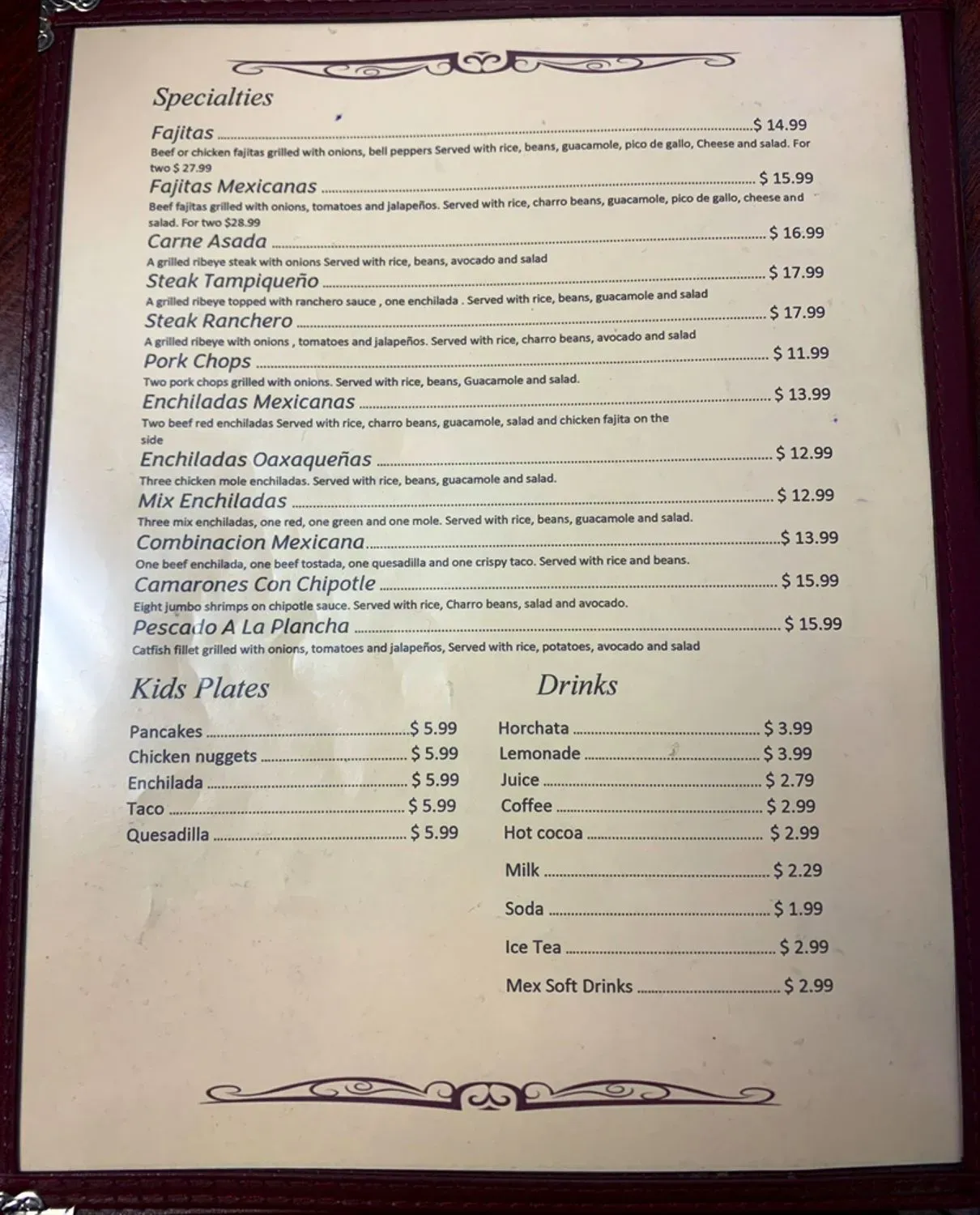 Menu 3