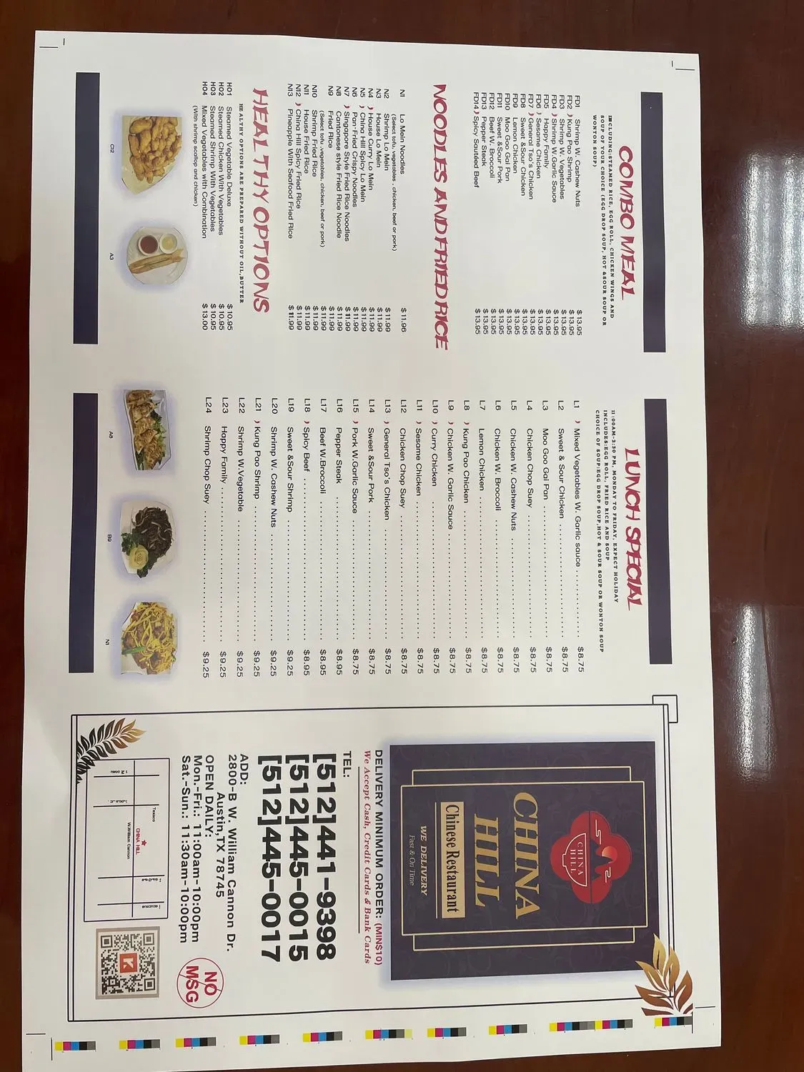 Menu 2