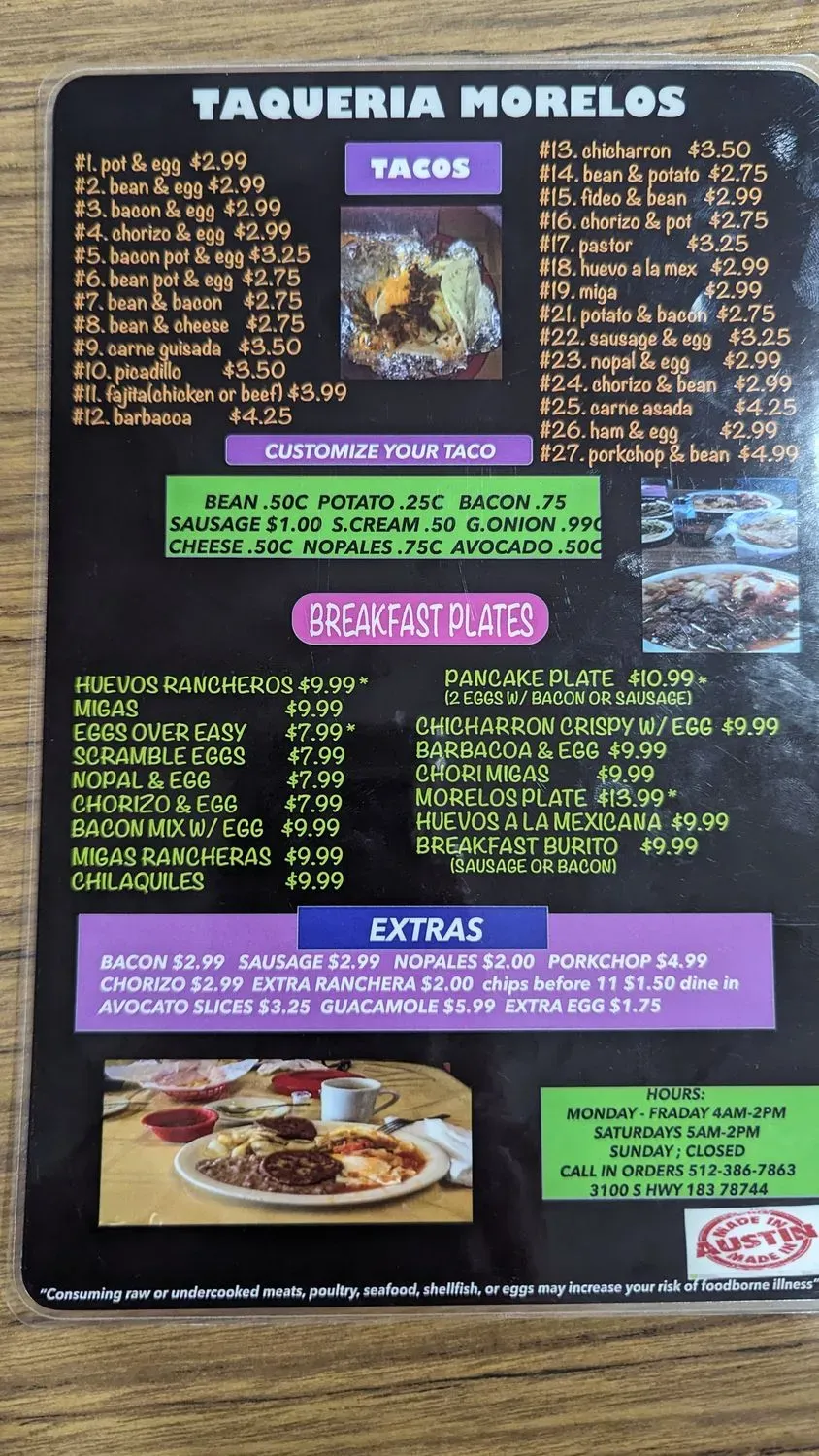 Menu 6