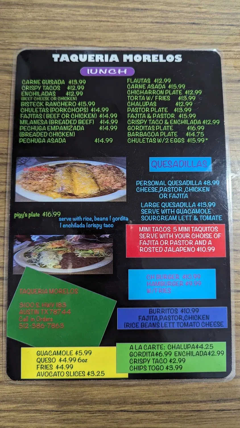 Menu 5