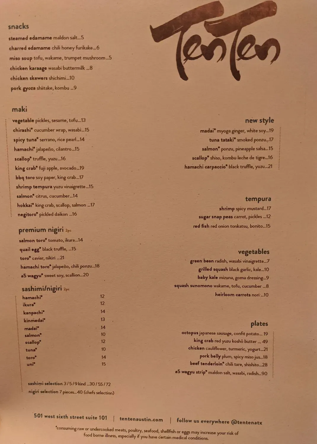 Menu 4