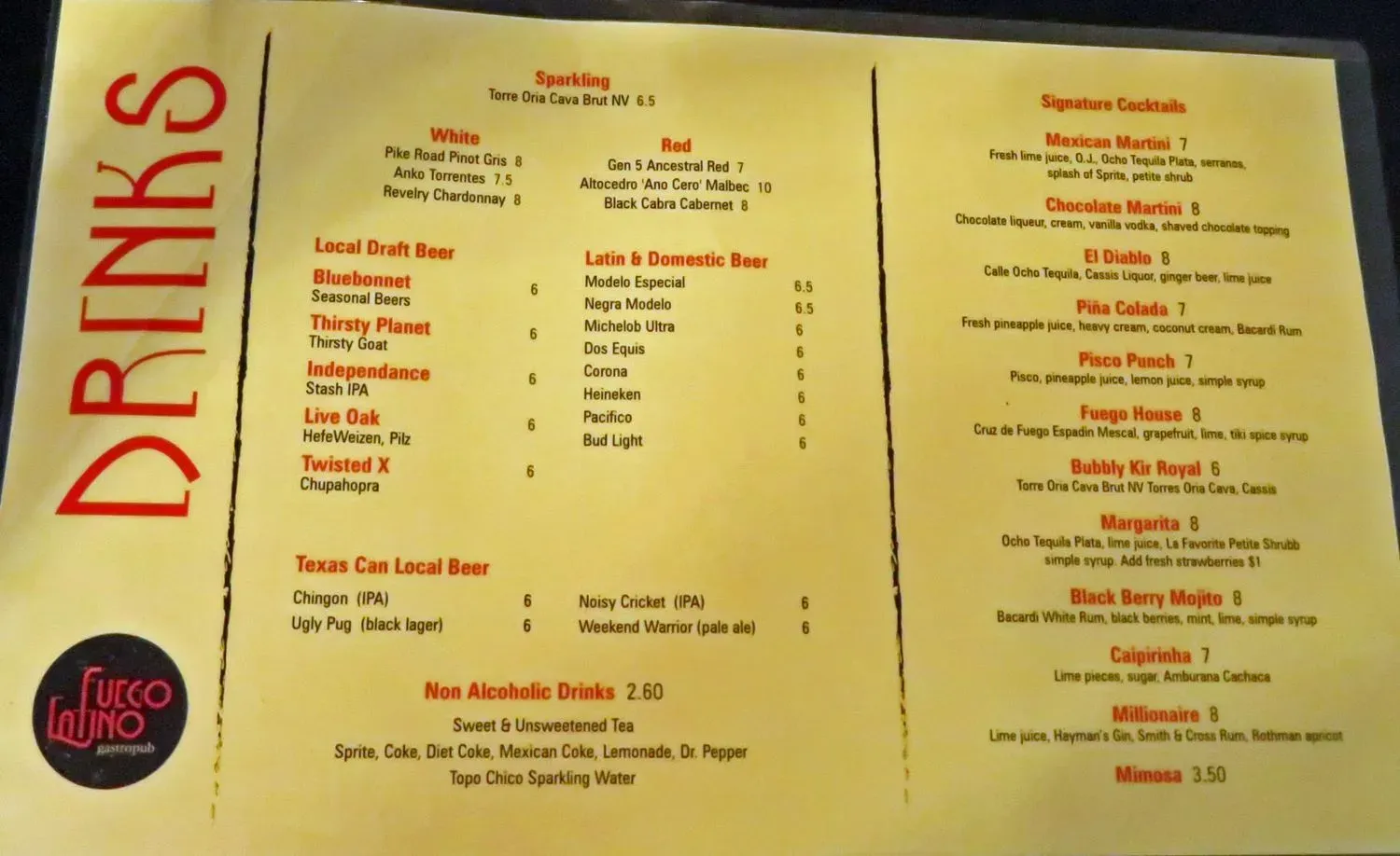 Menu 3