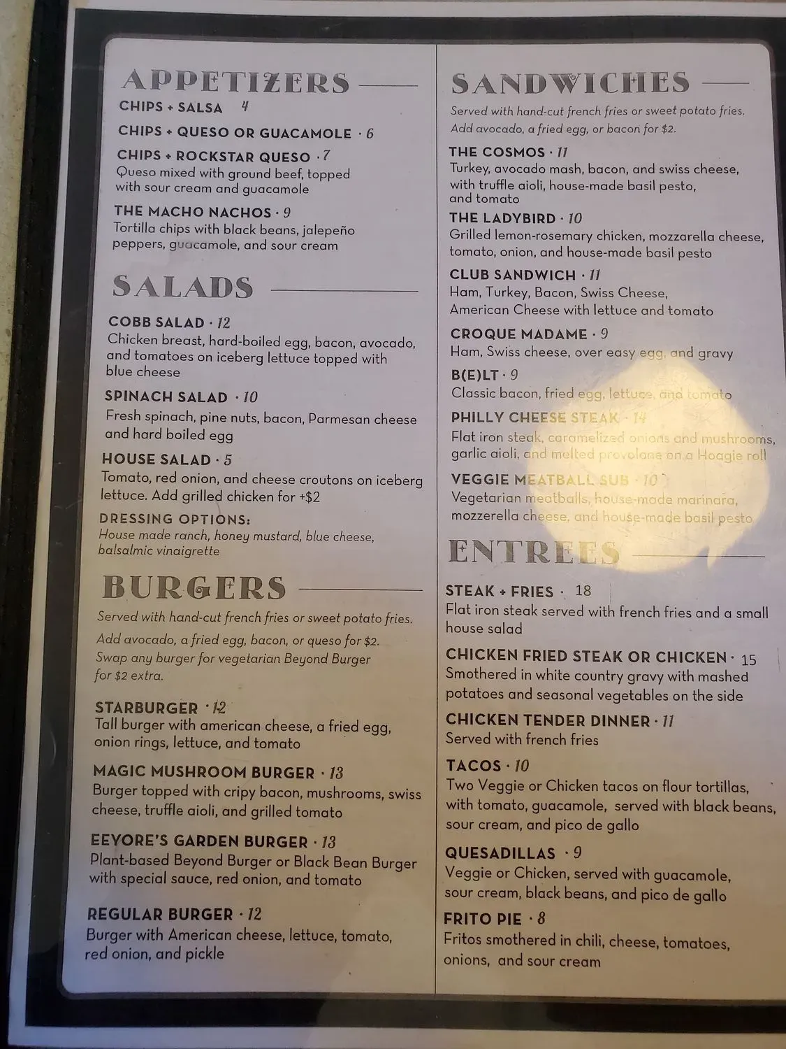 Menu 4