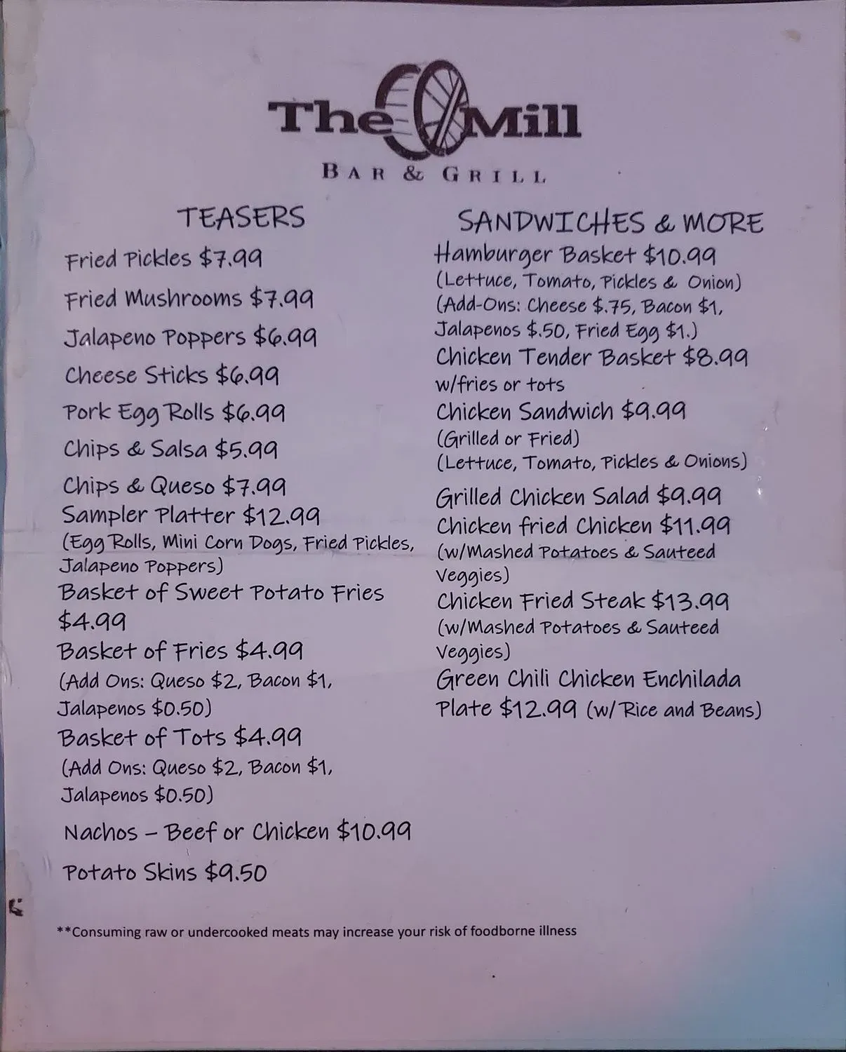 Menu 2