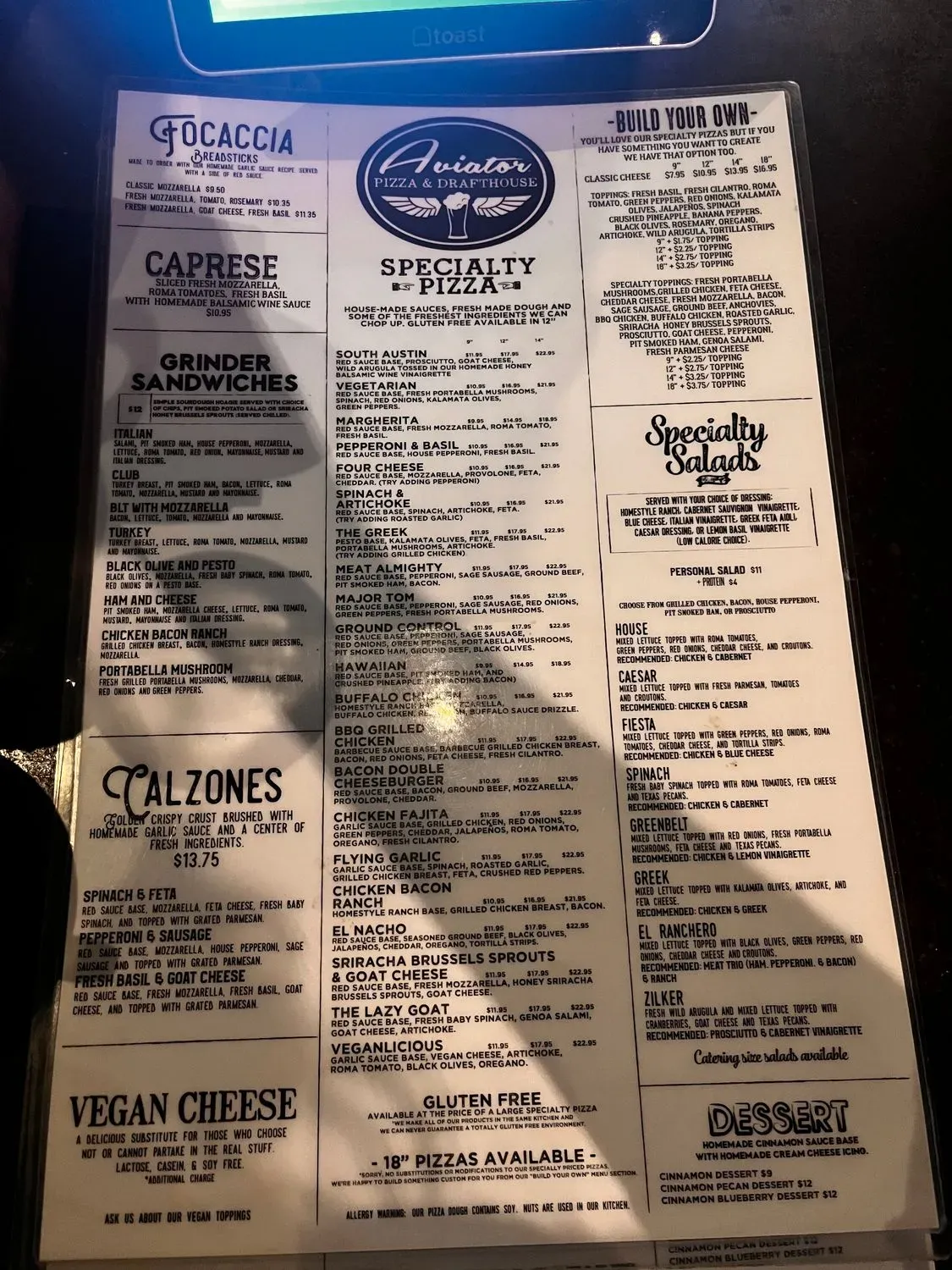 Menu 4