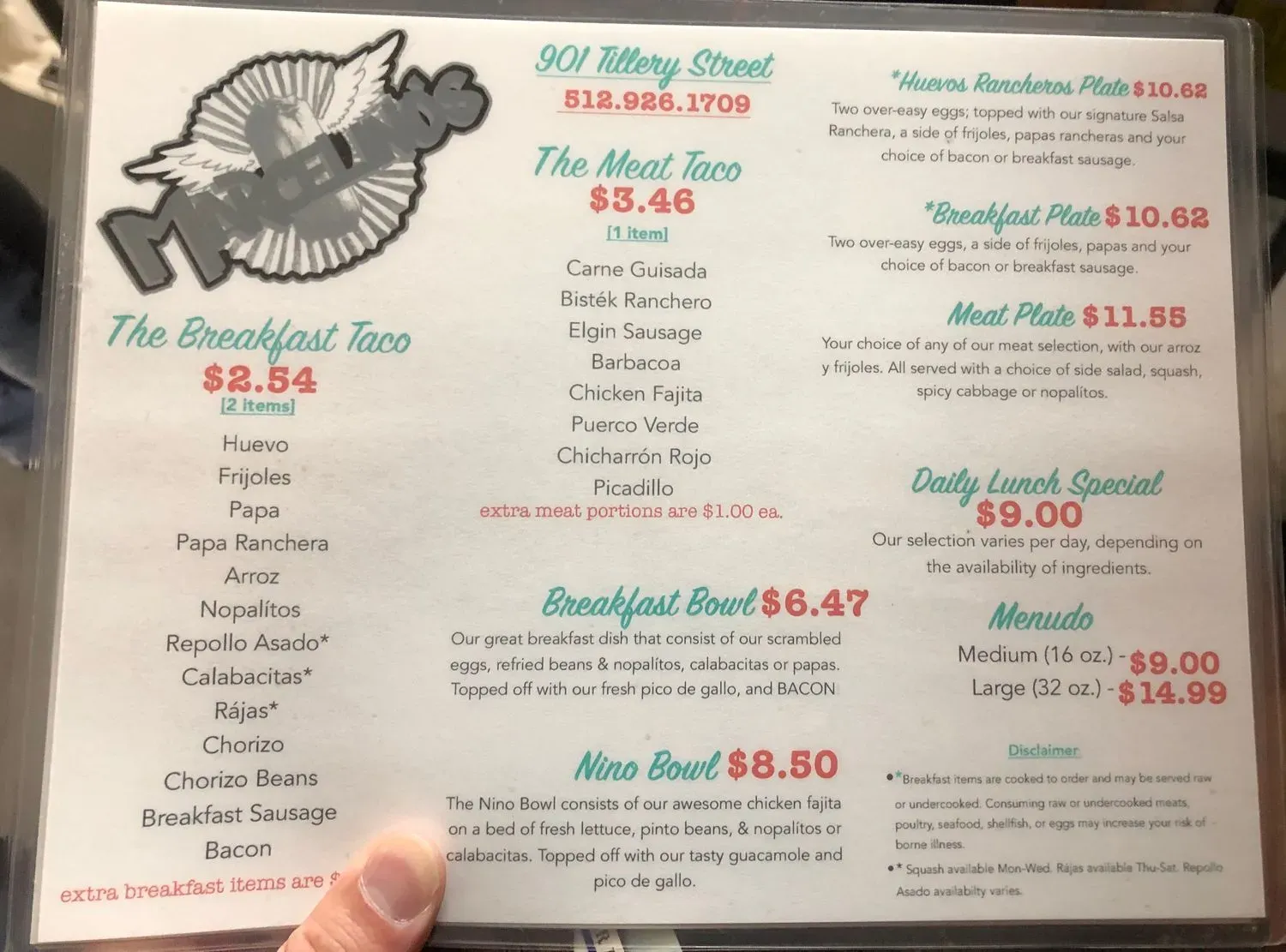 Menu 3