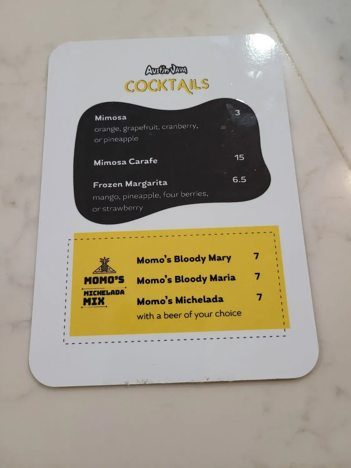 Menu 4