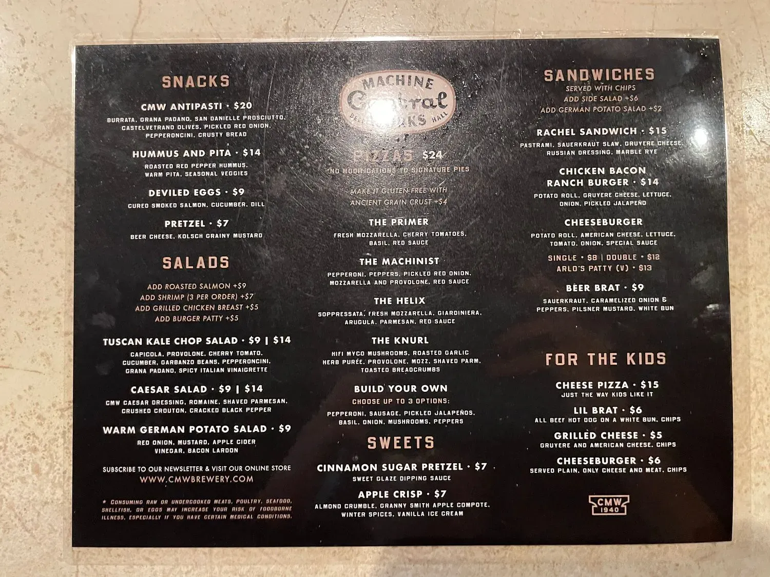 Menu 6