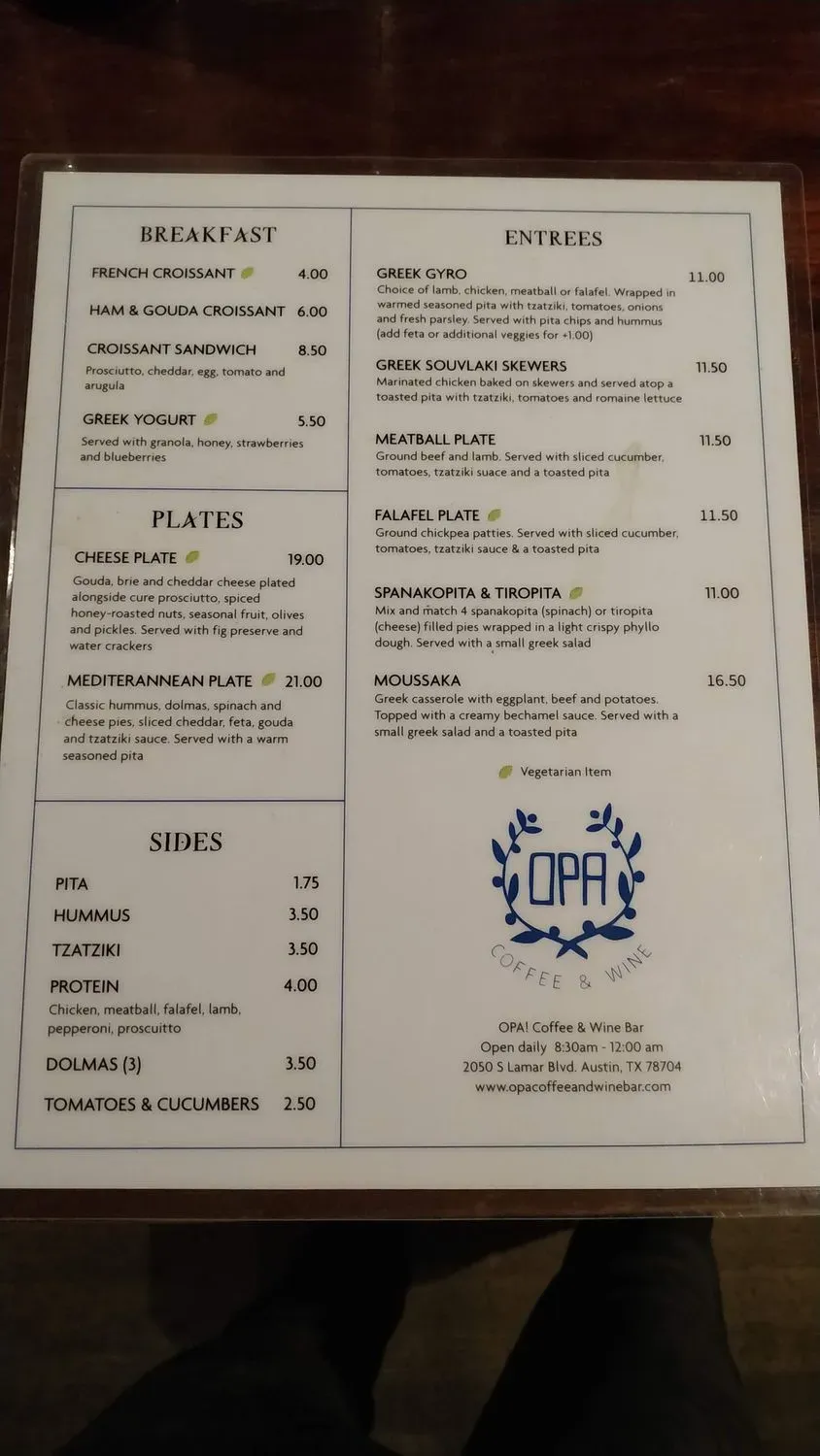 Menu 6