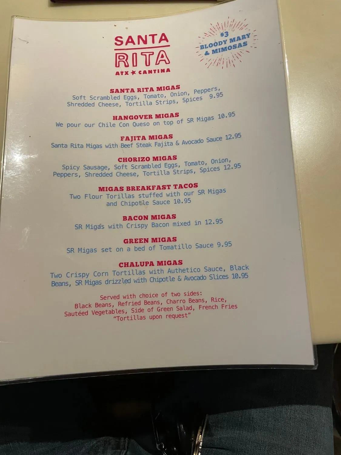 Menu 2