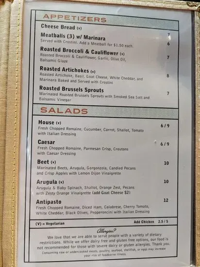 Menu 2