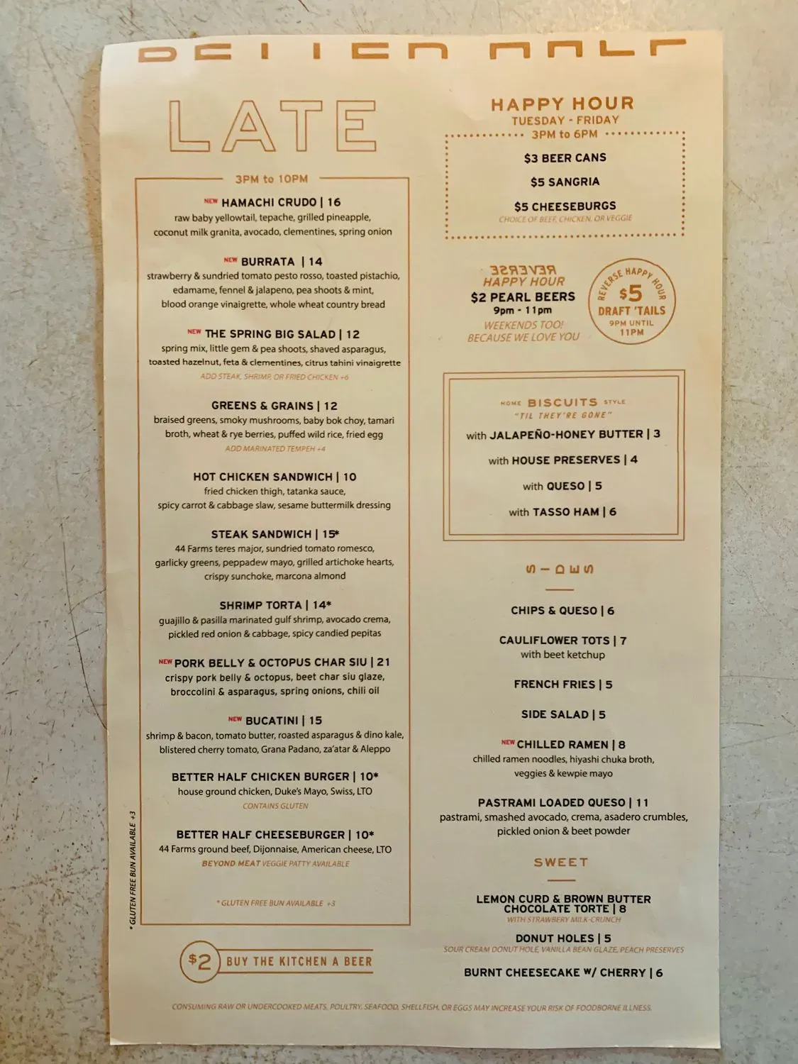 Menu 6