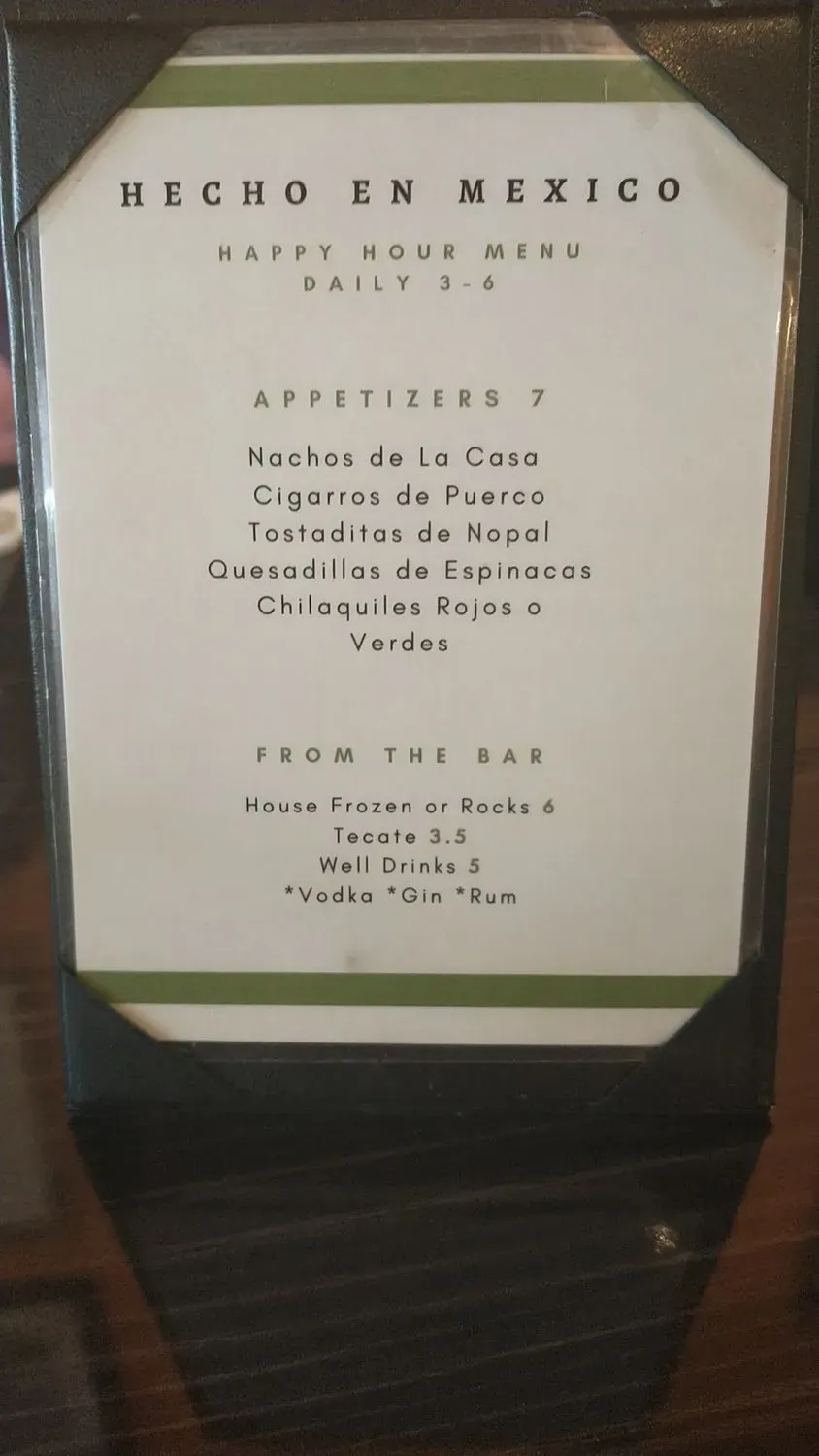 Menu 3