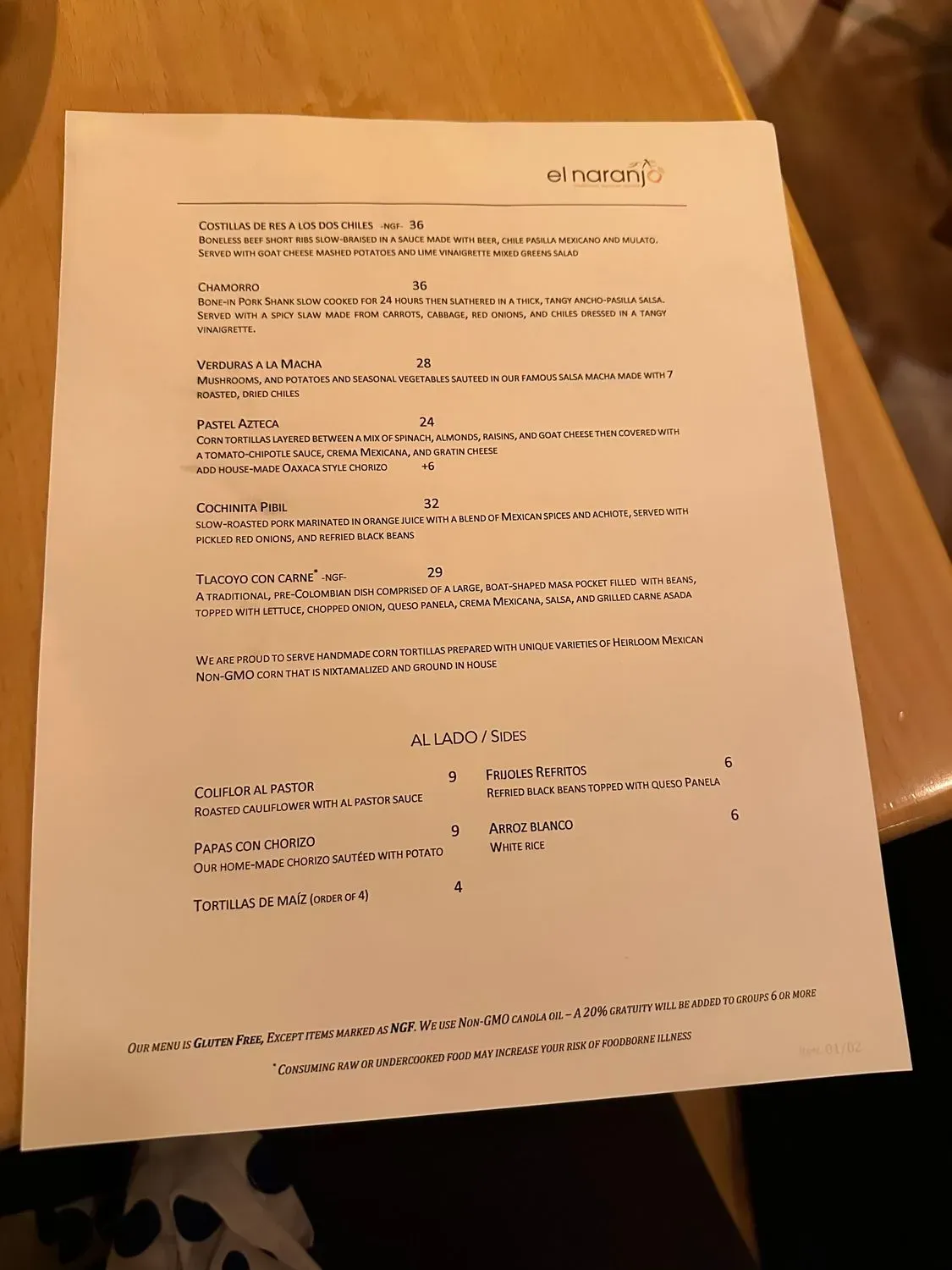 Menu 4