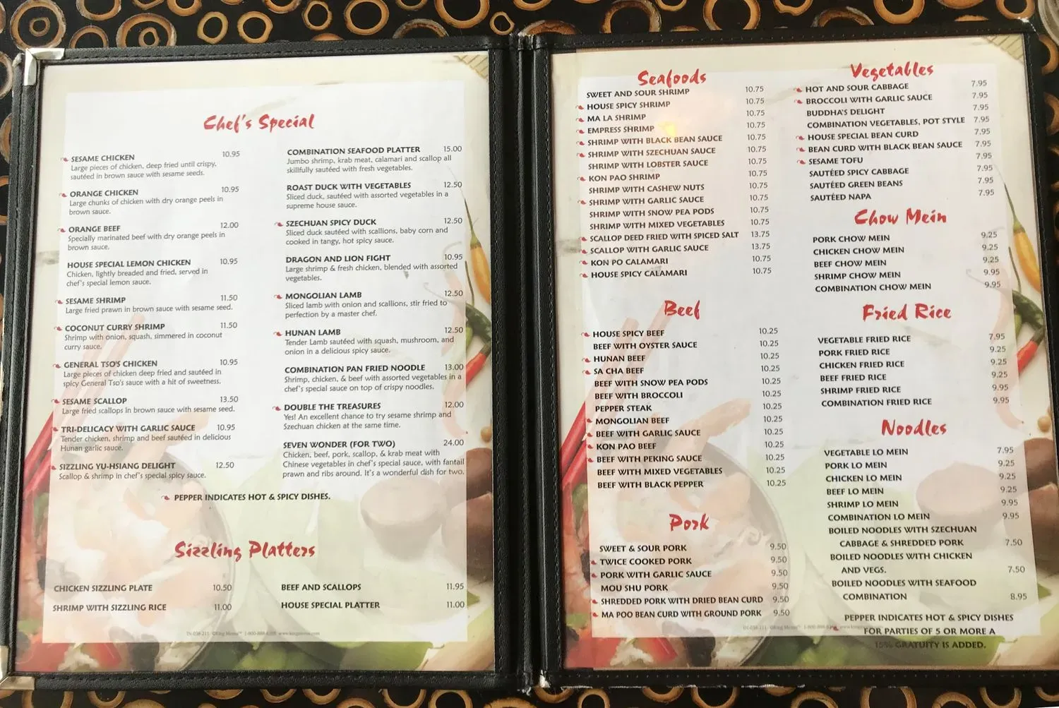 Menu 4