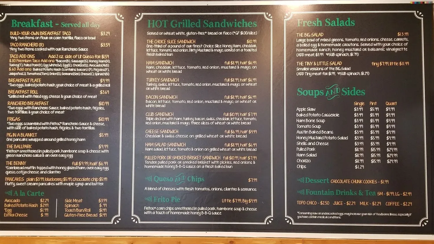 Menu 5