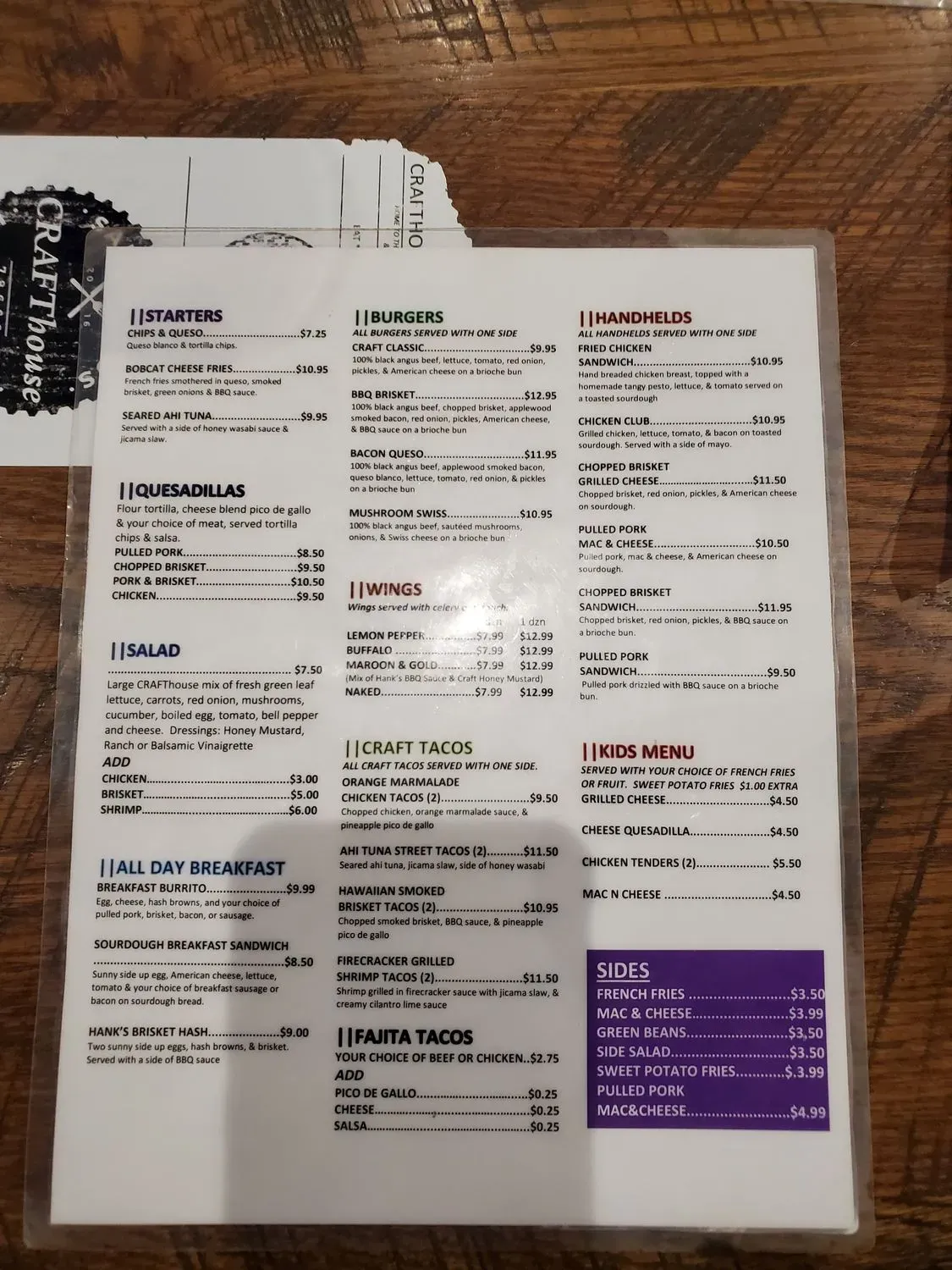 Menu 2