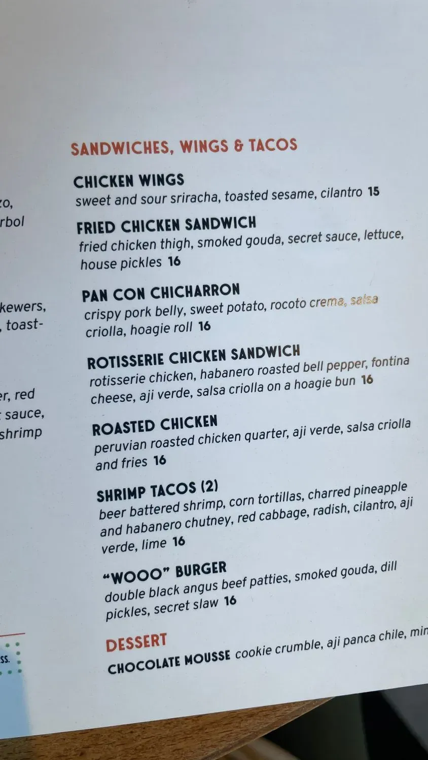 Menu 5