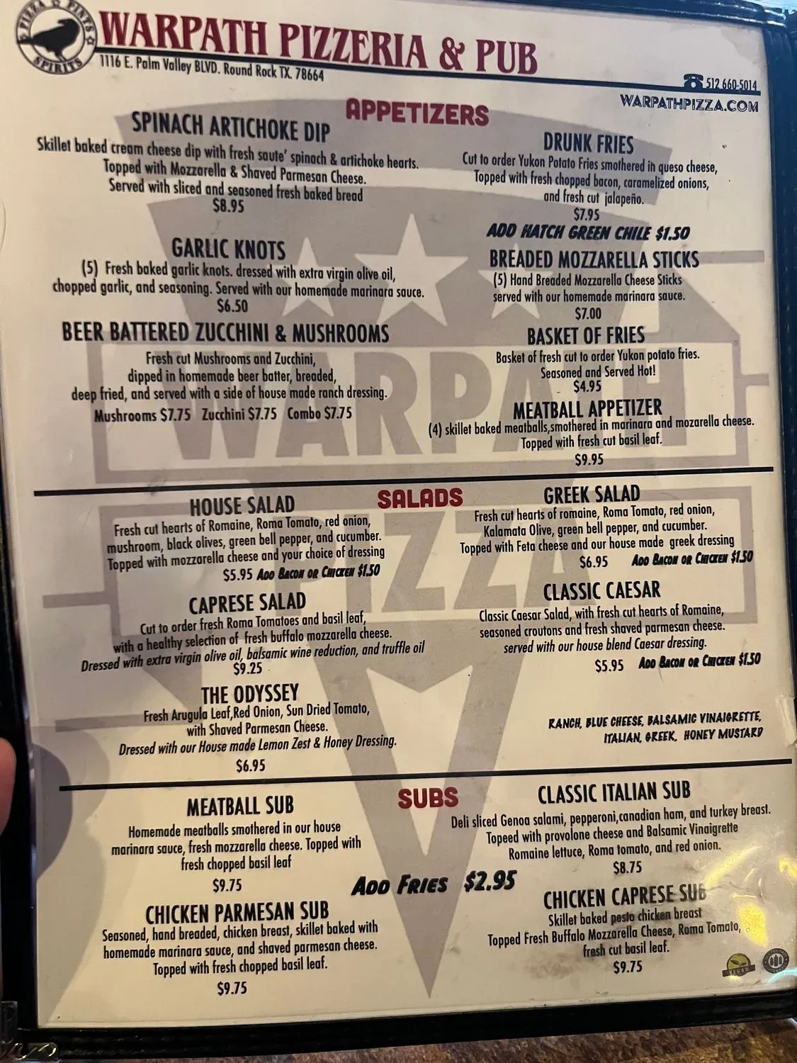 Menu 2