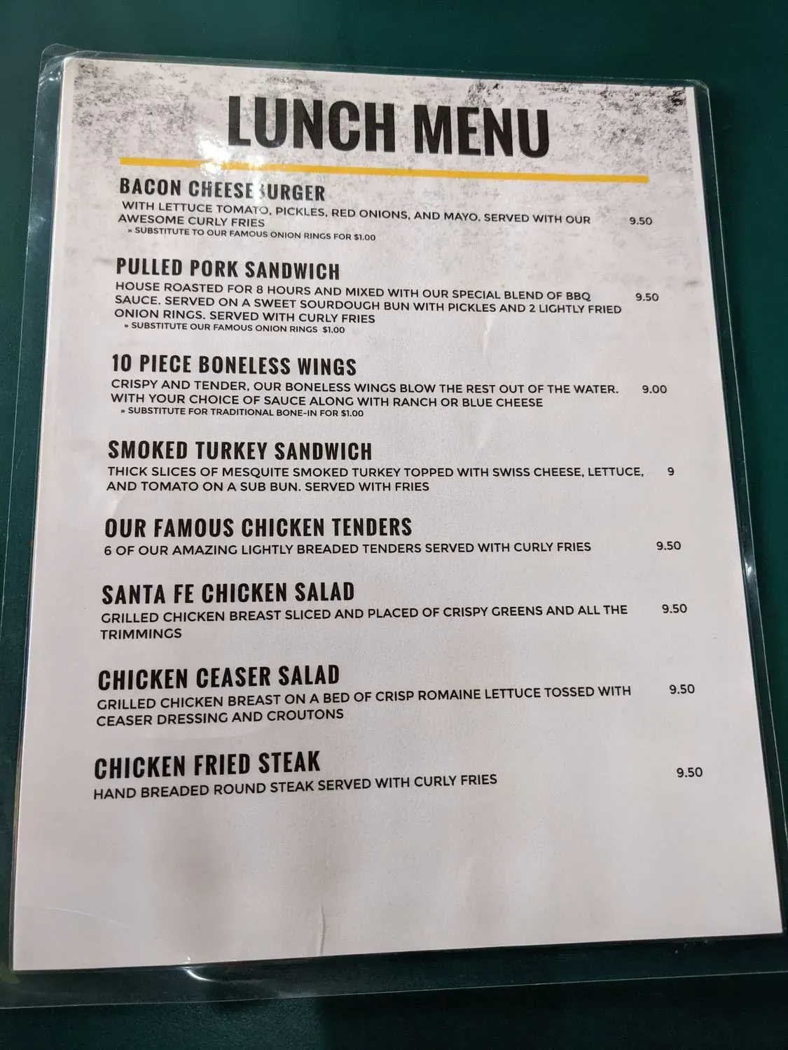 Menu 3