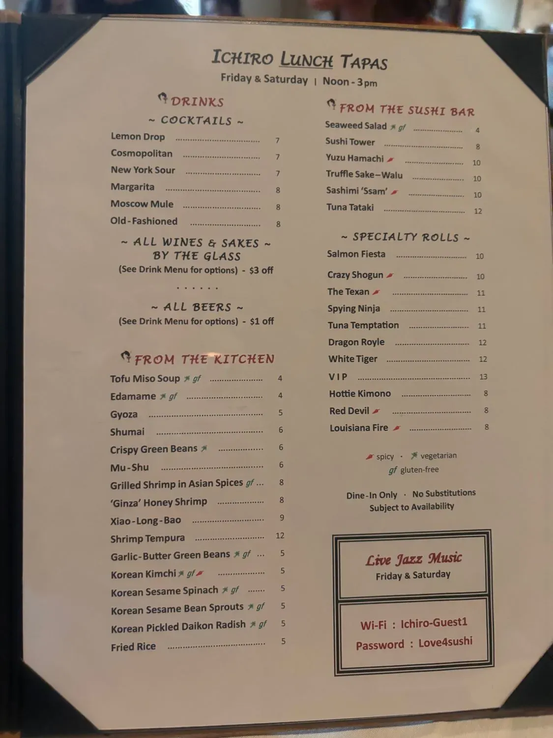 Menu 4