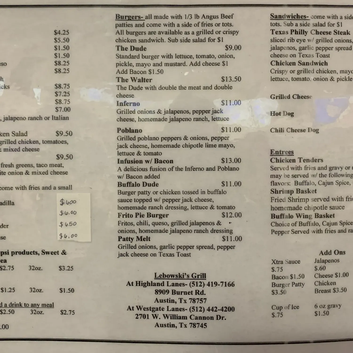 Menu 3