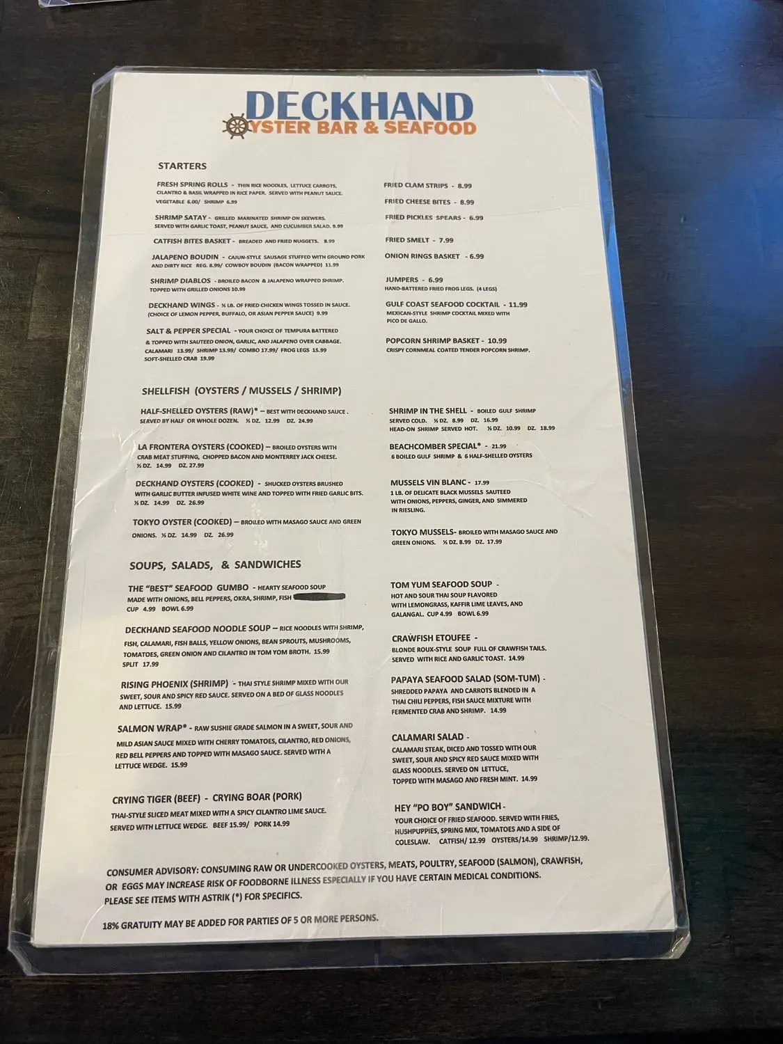 Menu 4