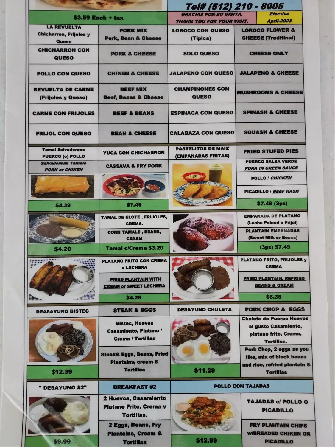 Menu 4