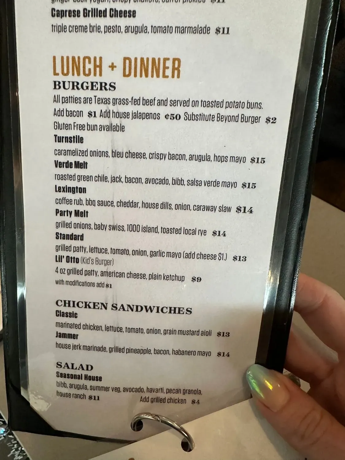 Menu 4