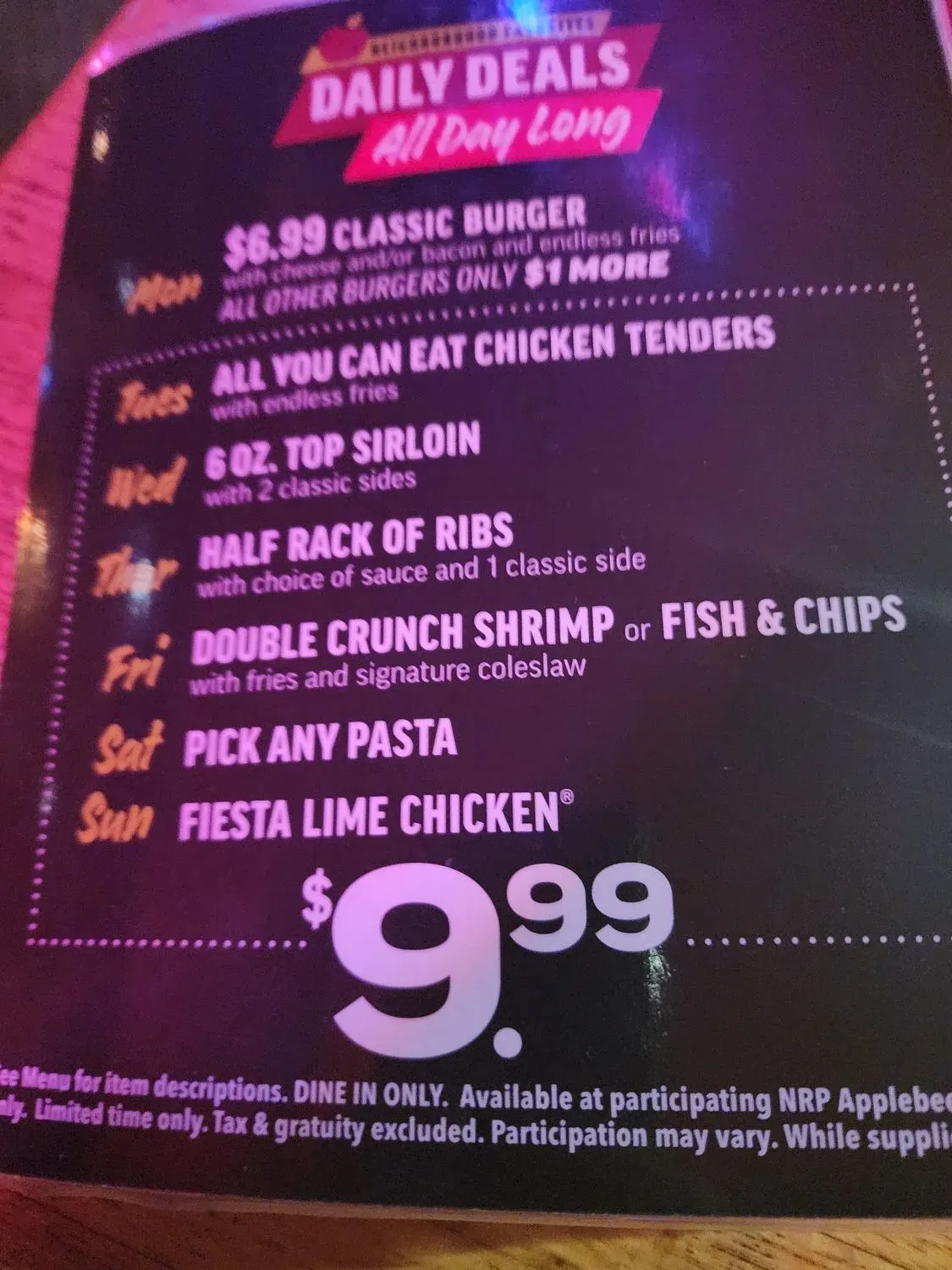 Menu 4