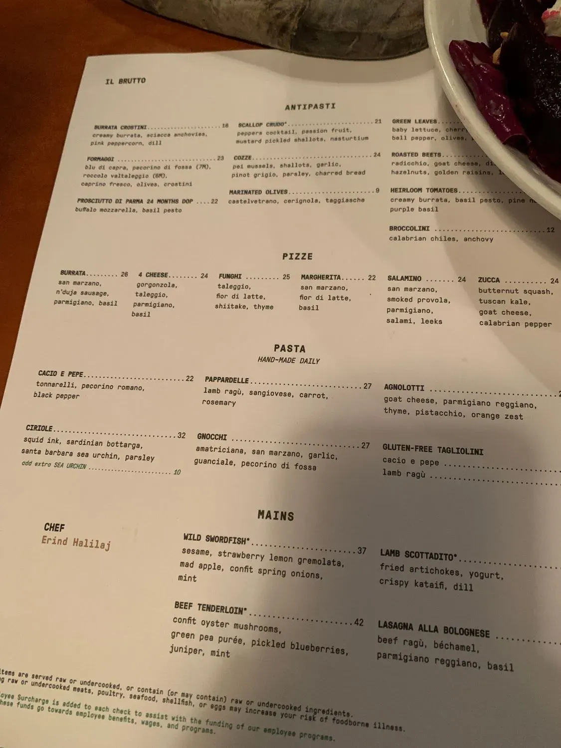 Menu 5