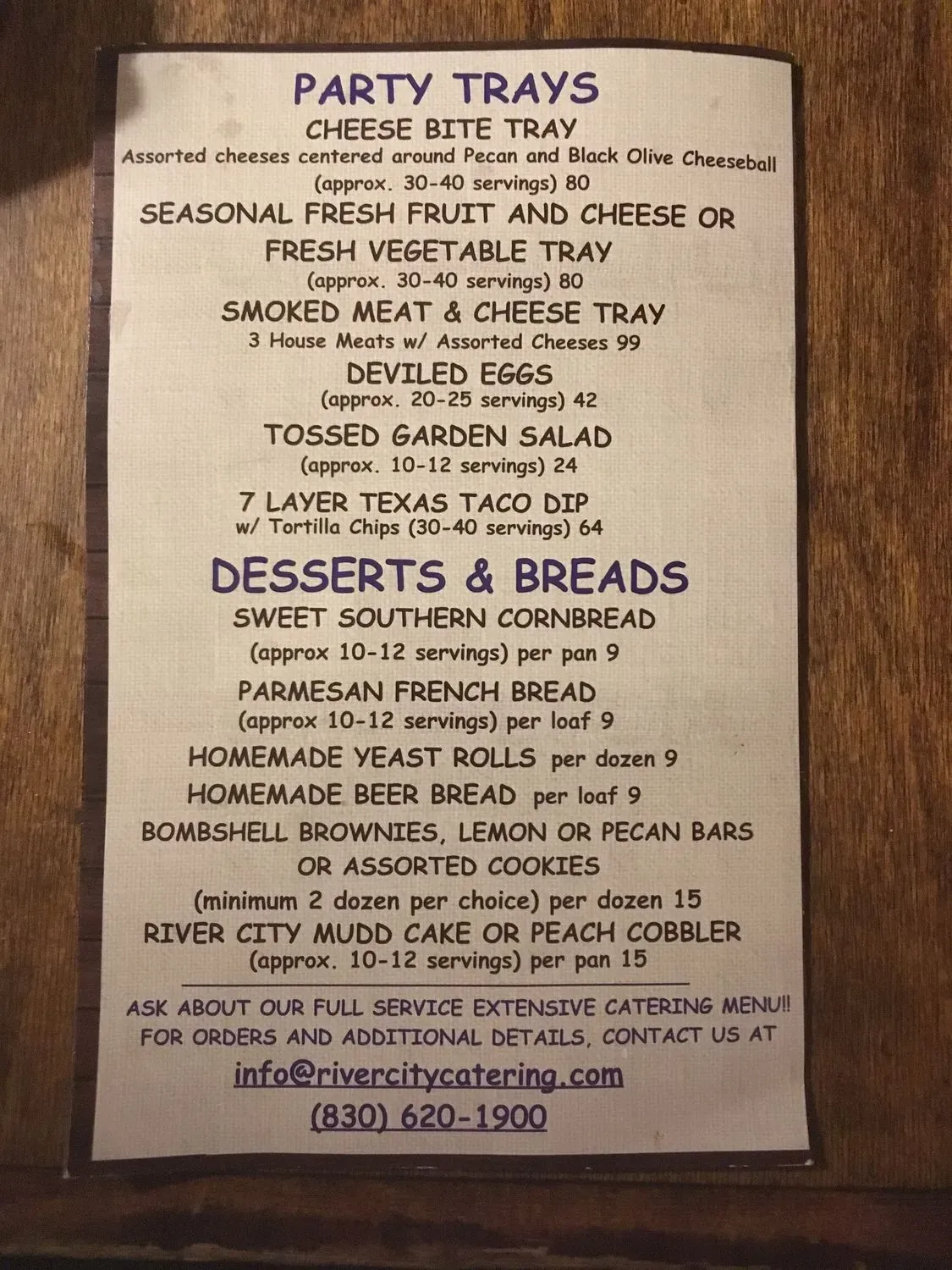 Menu 5