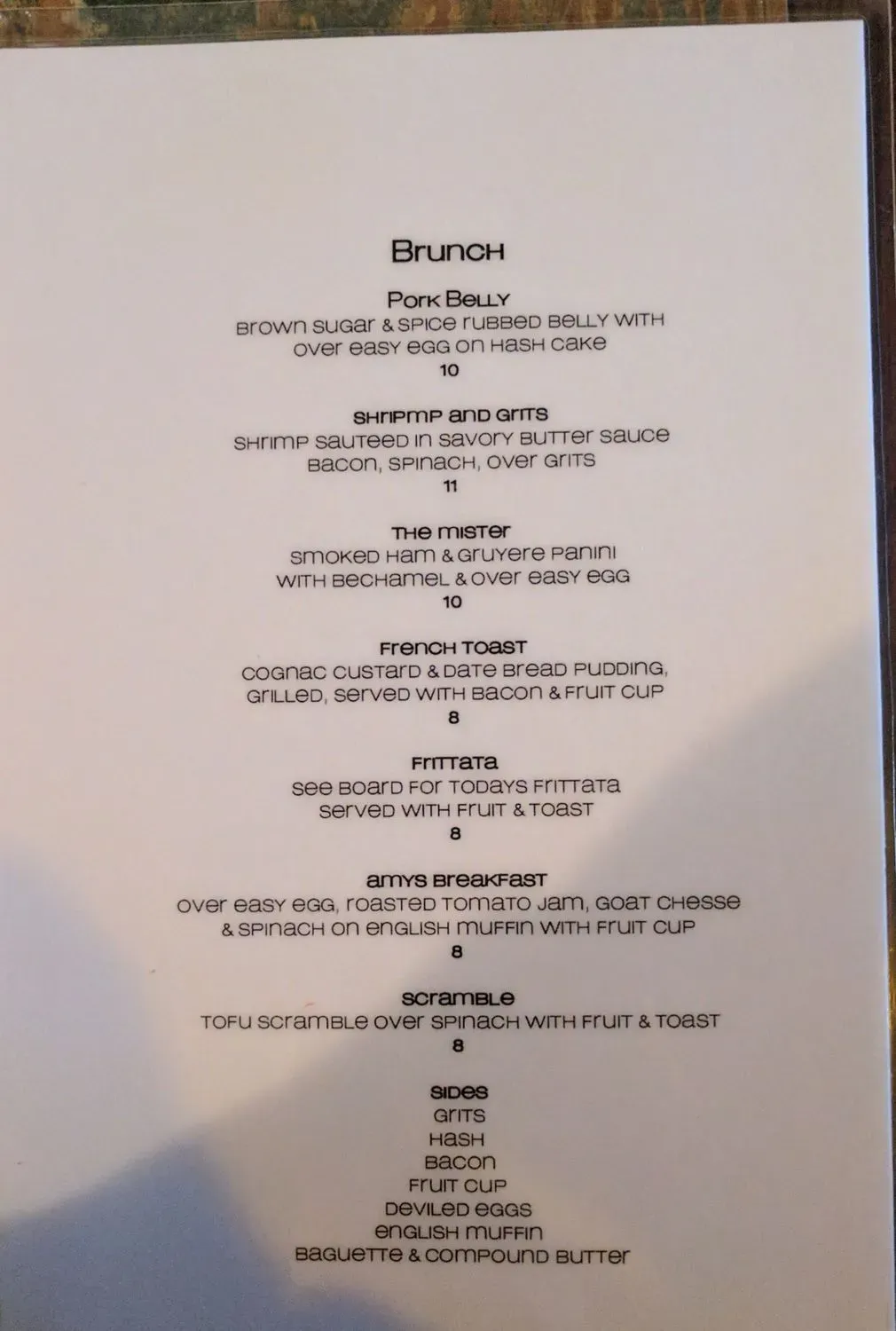 Menu 2