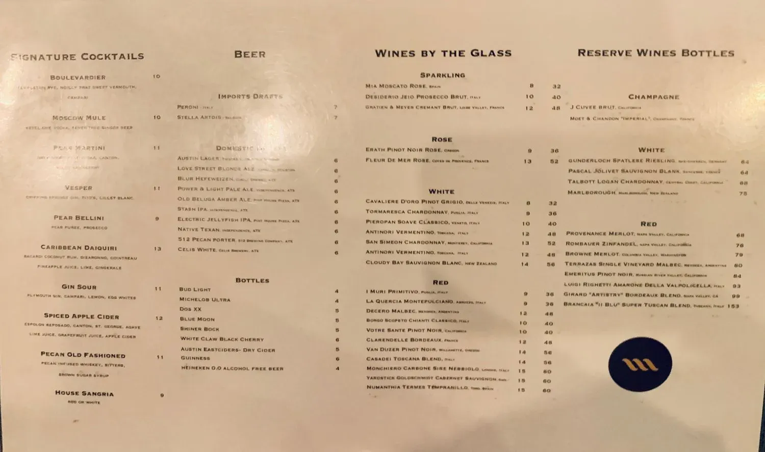 Menu 2