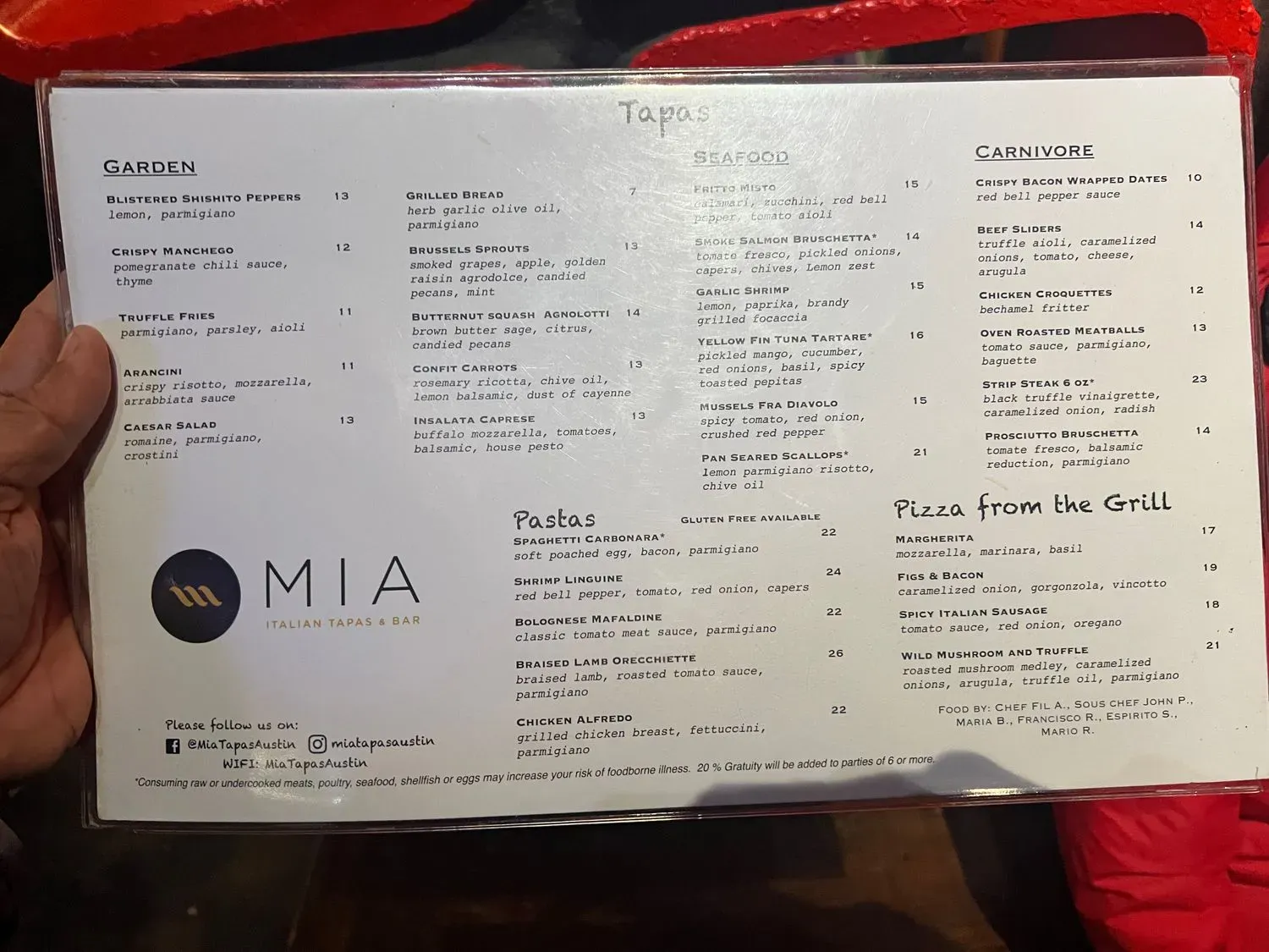 Menu 6