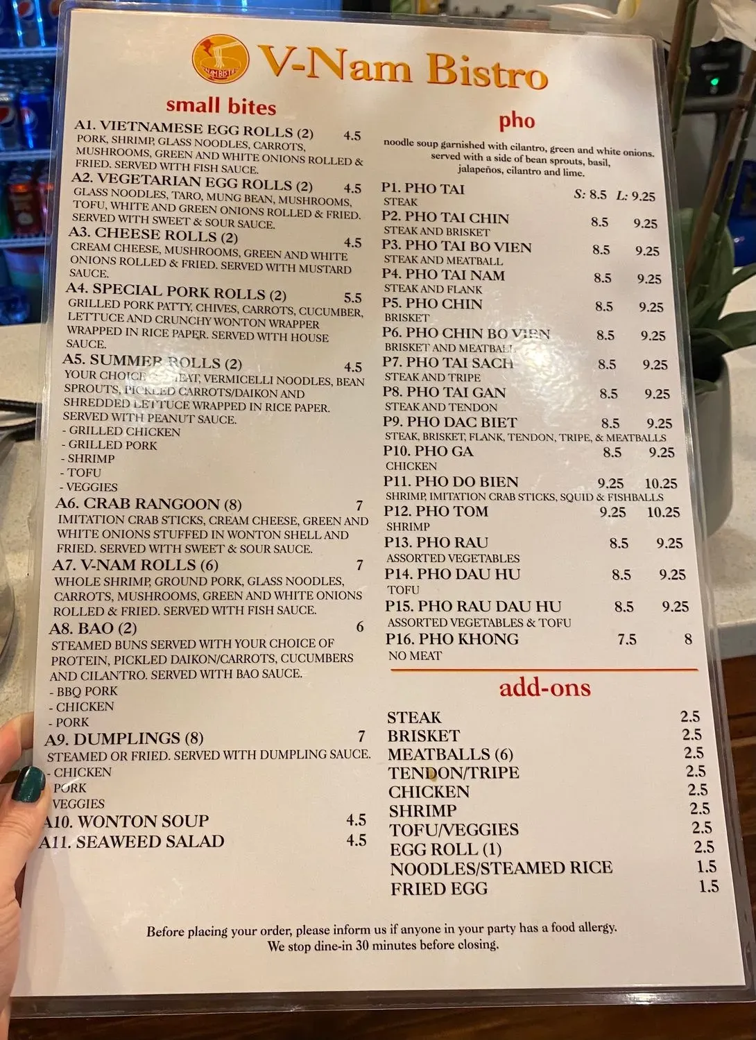 Menu 2