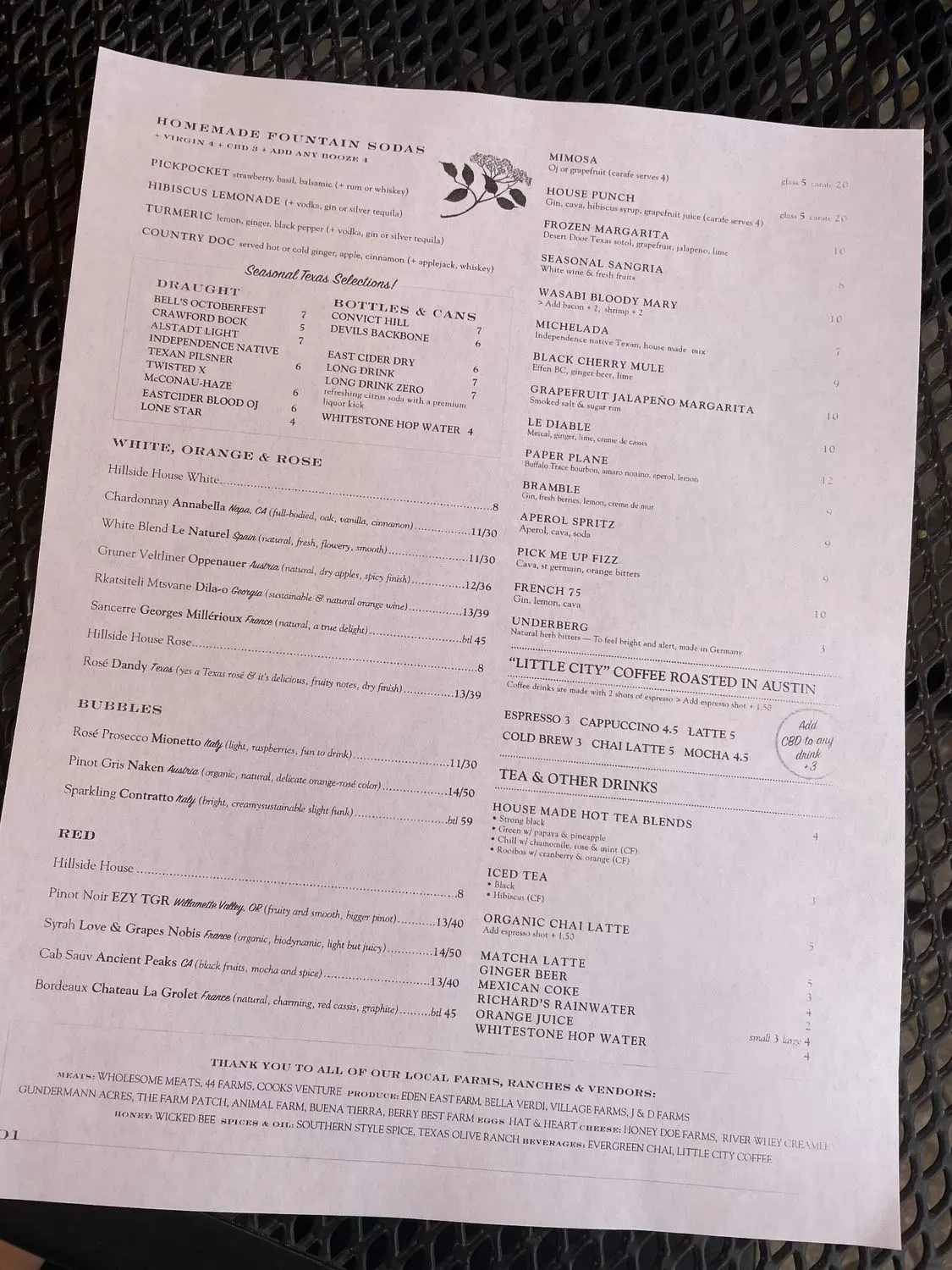 Menu 5