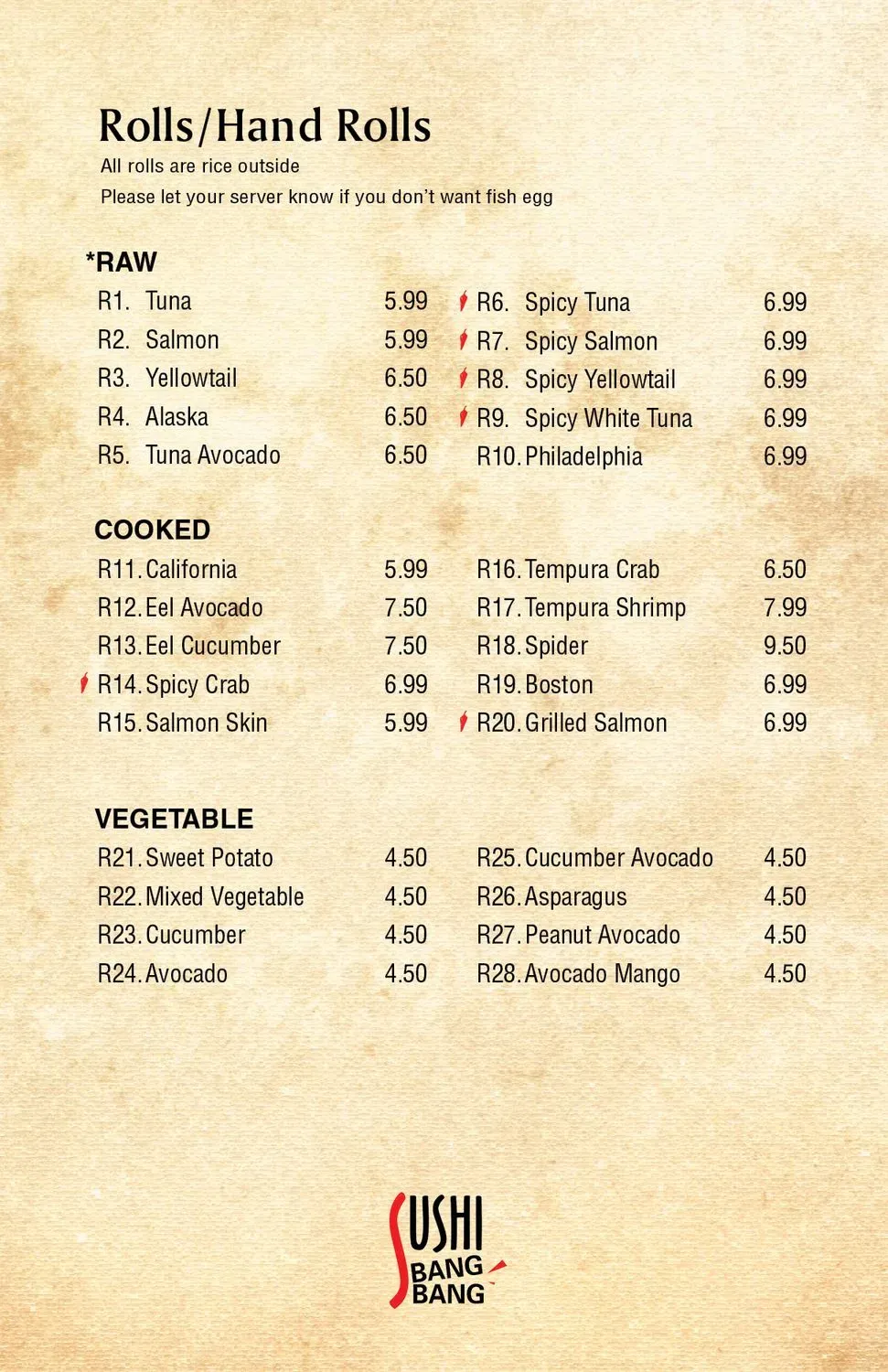 Menu 6