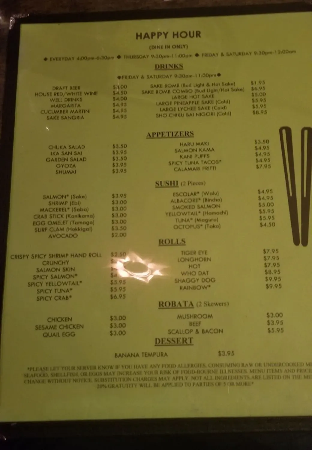 Menu 2