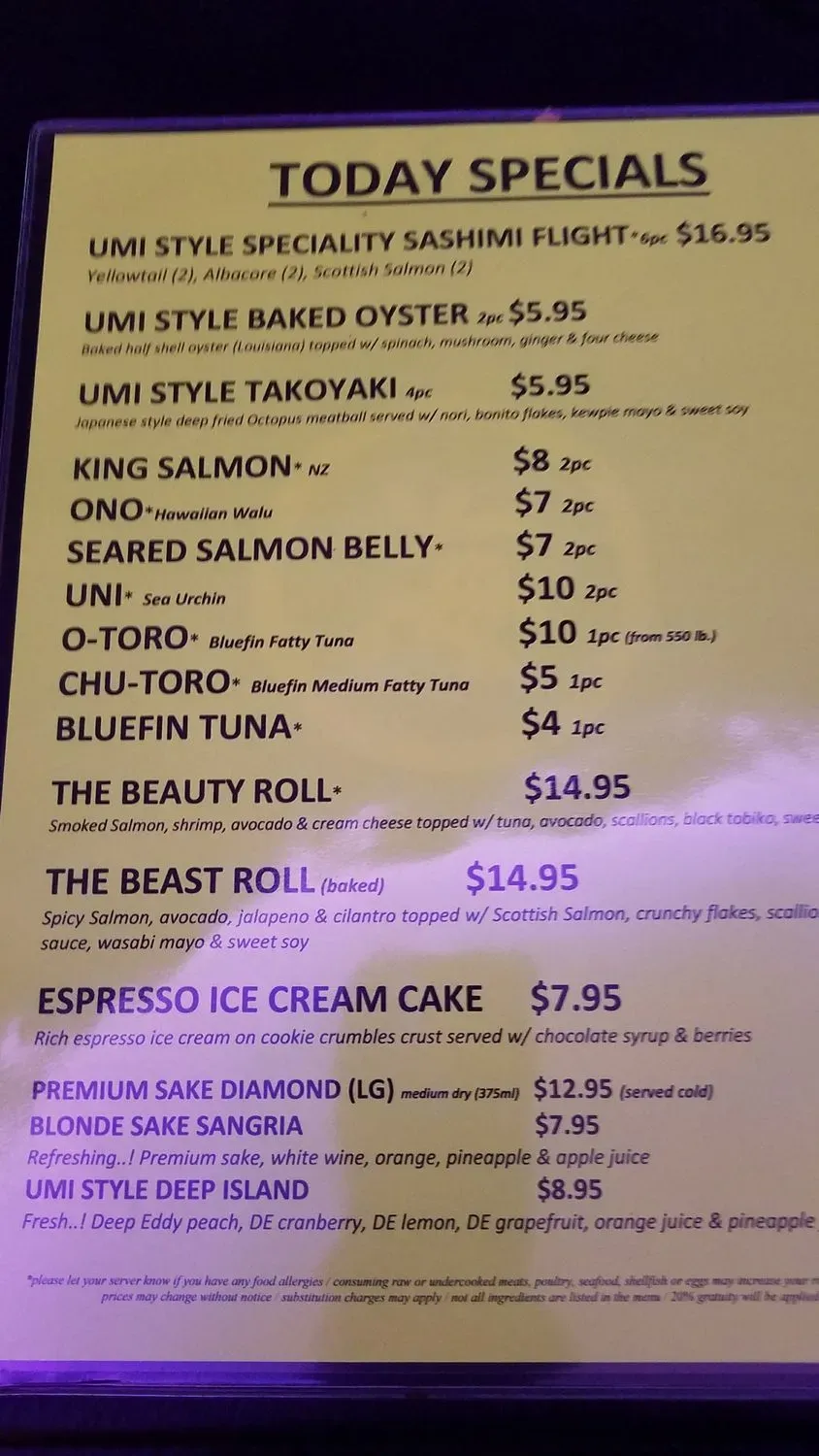 Menu 4