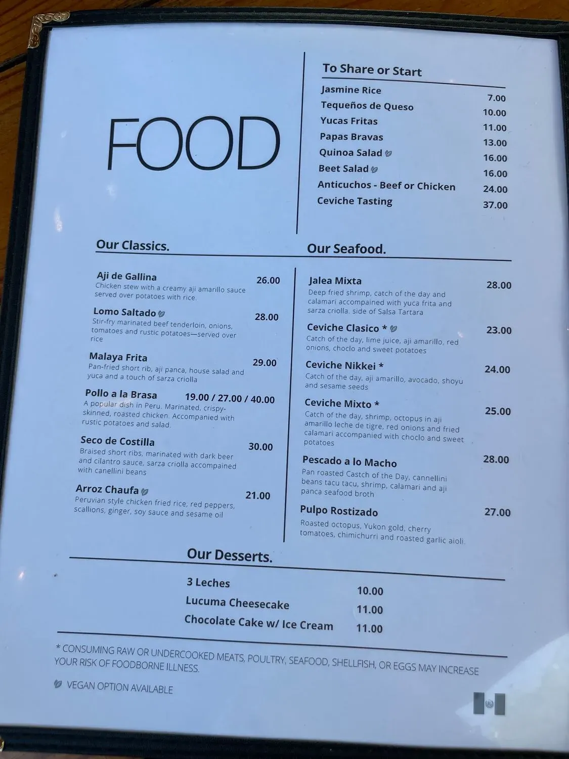 Menu 6