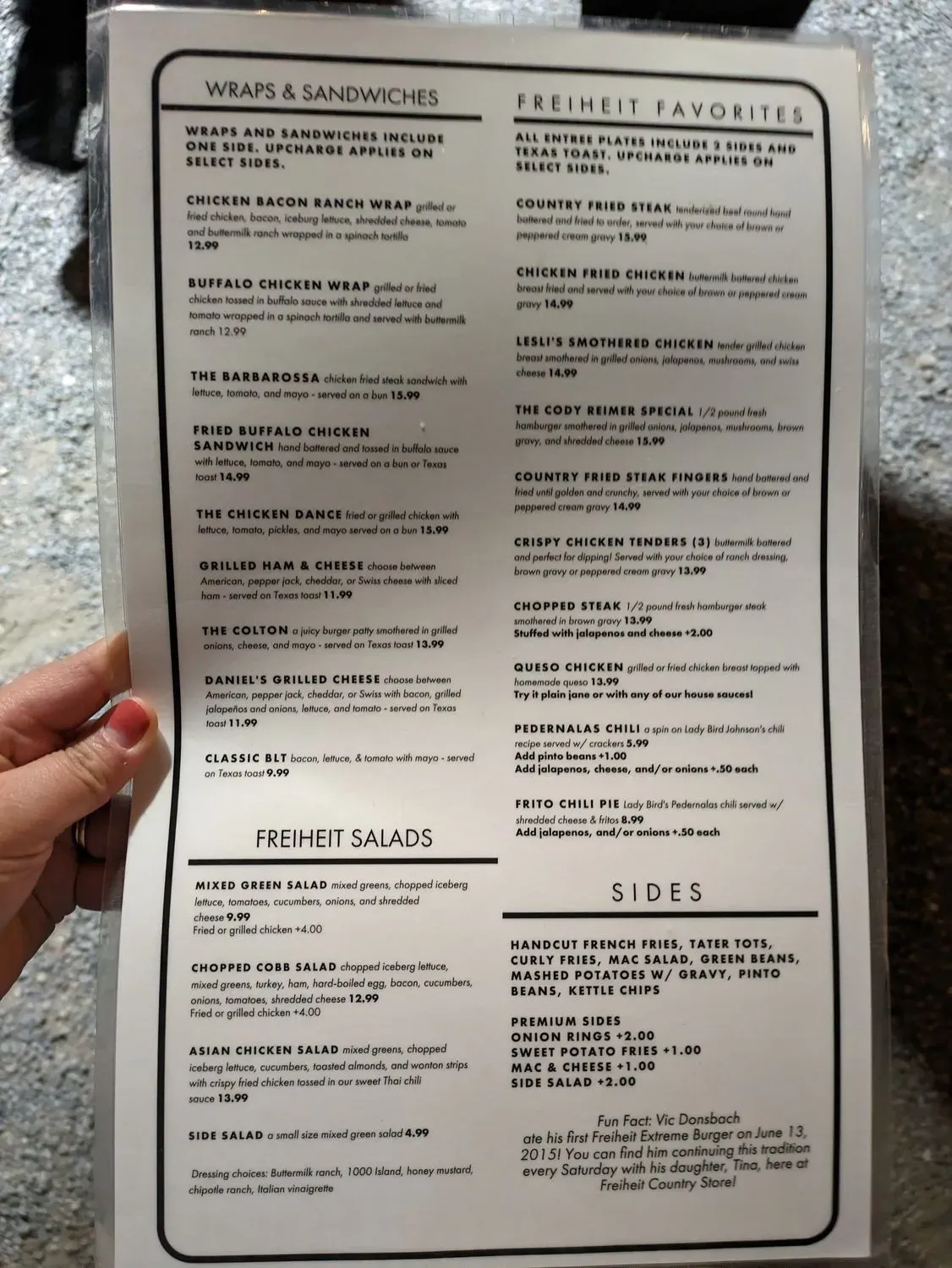 Menu 5