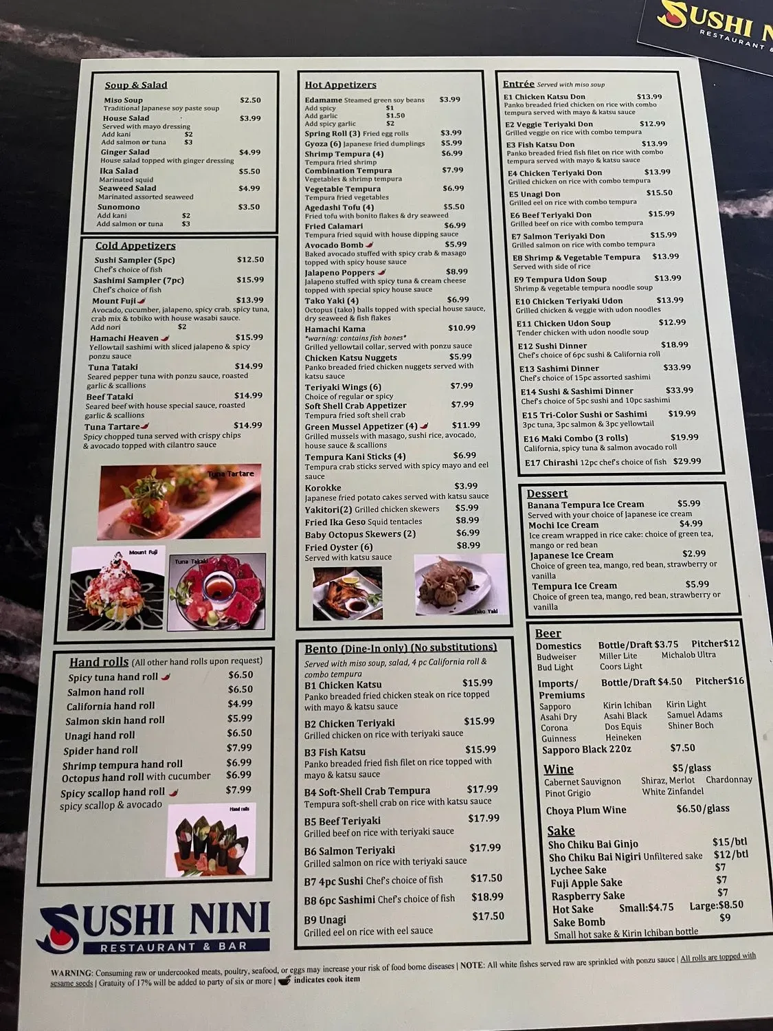 Menu 4