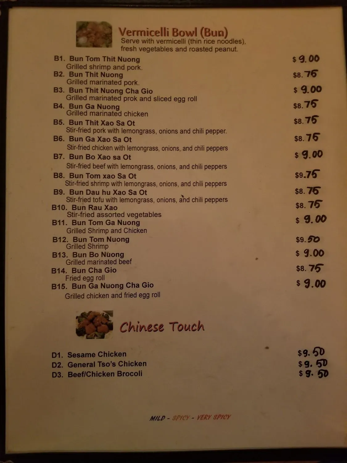 Menu 5