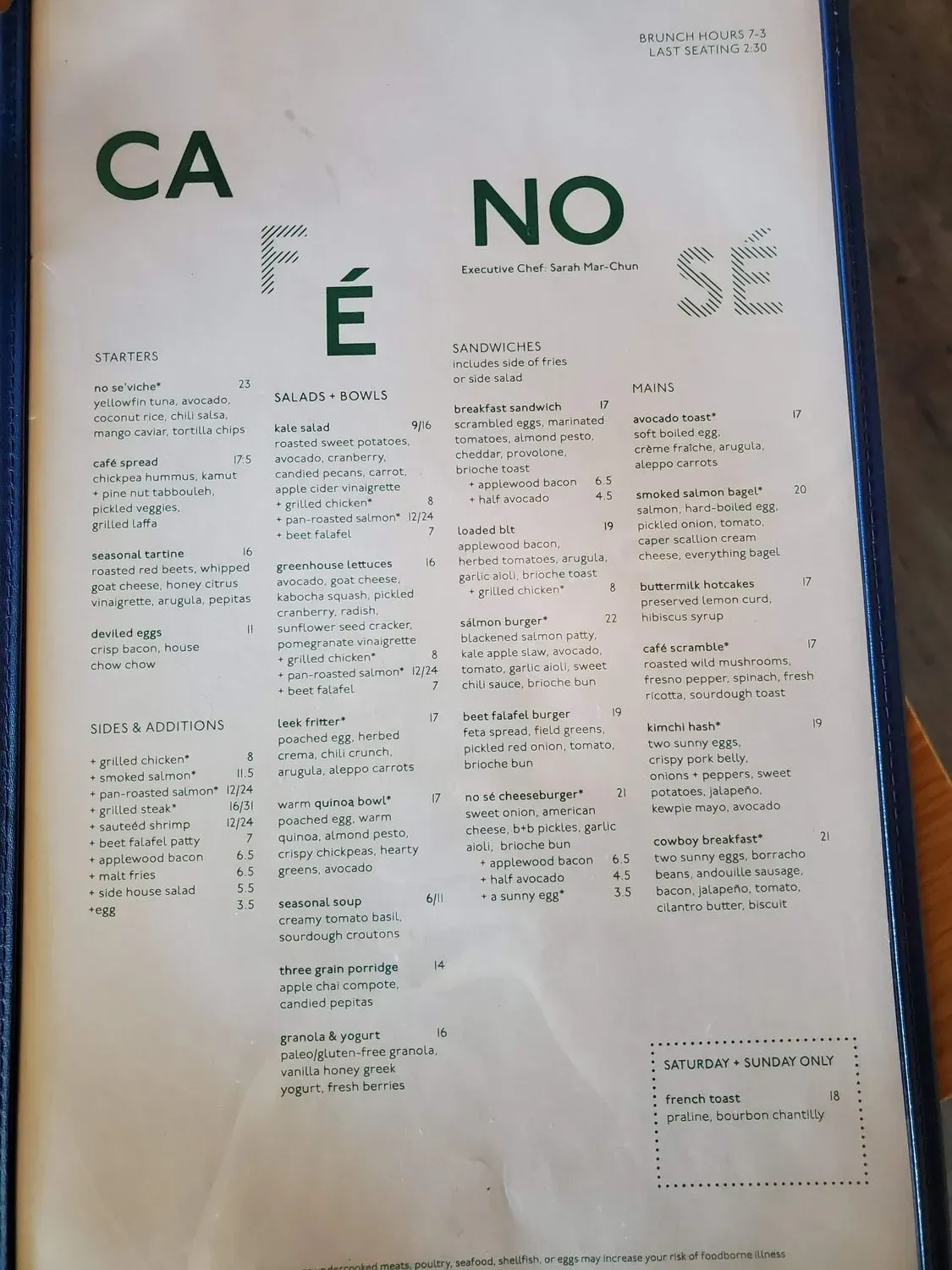 Menu 3