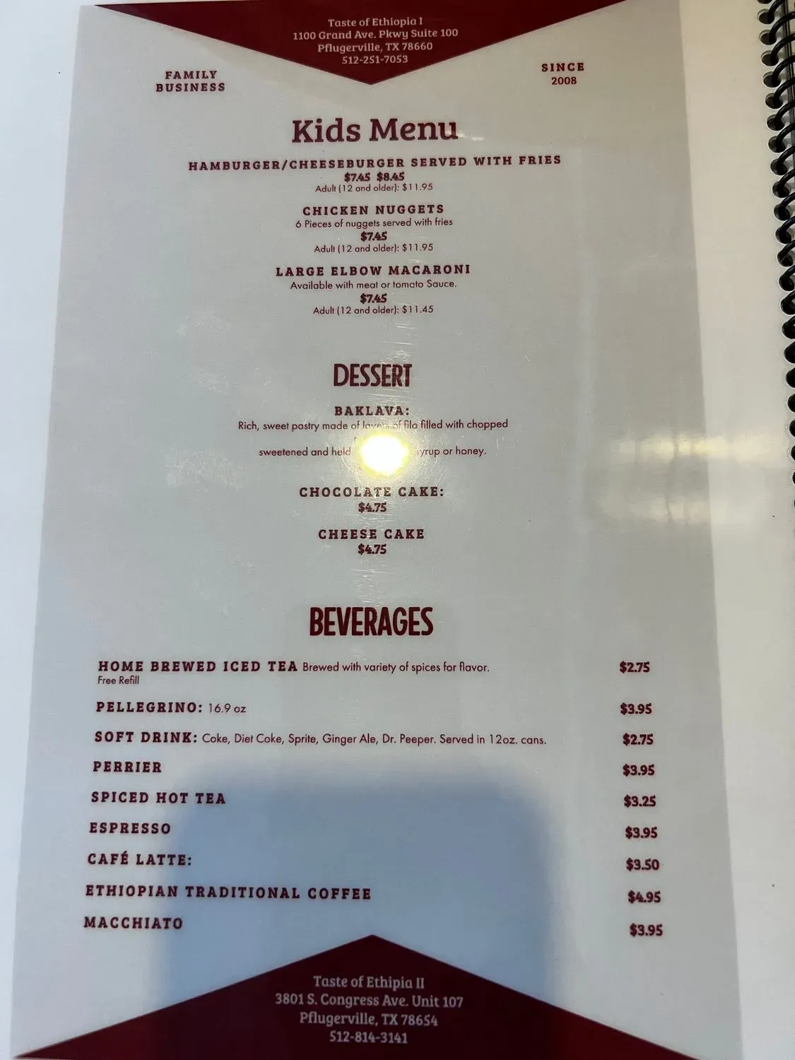 Menu 3