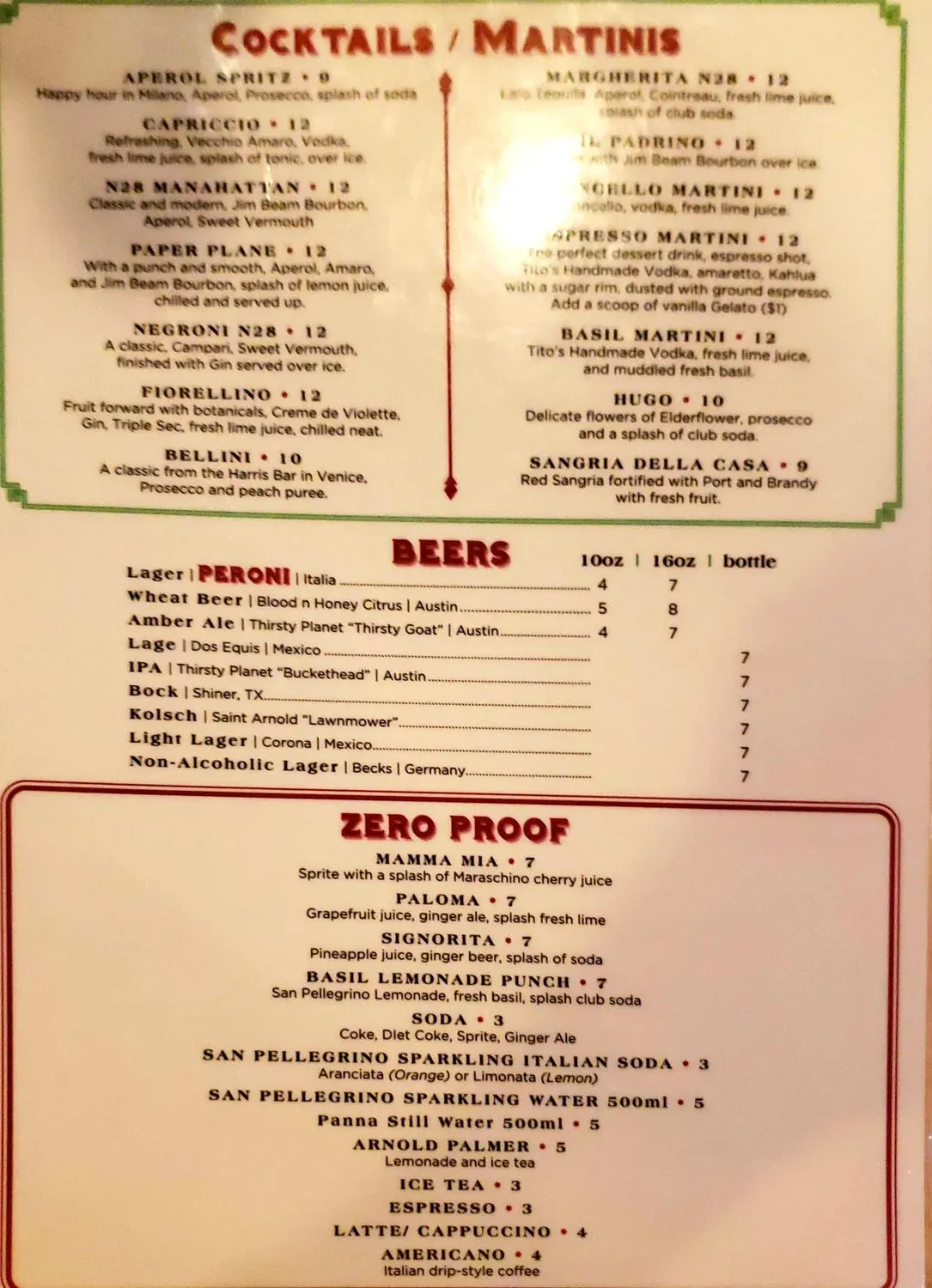 Menu 5