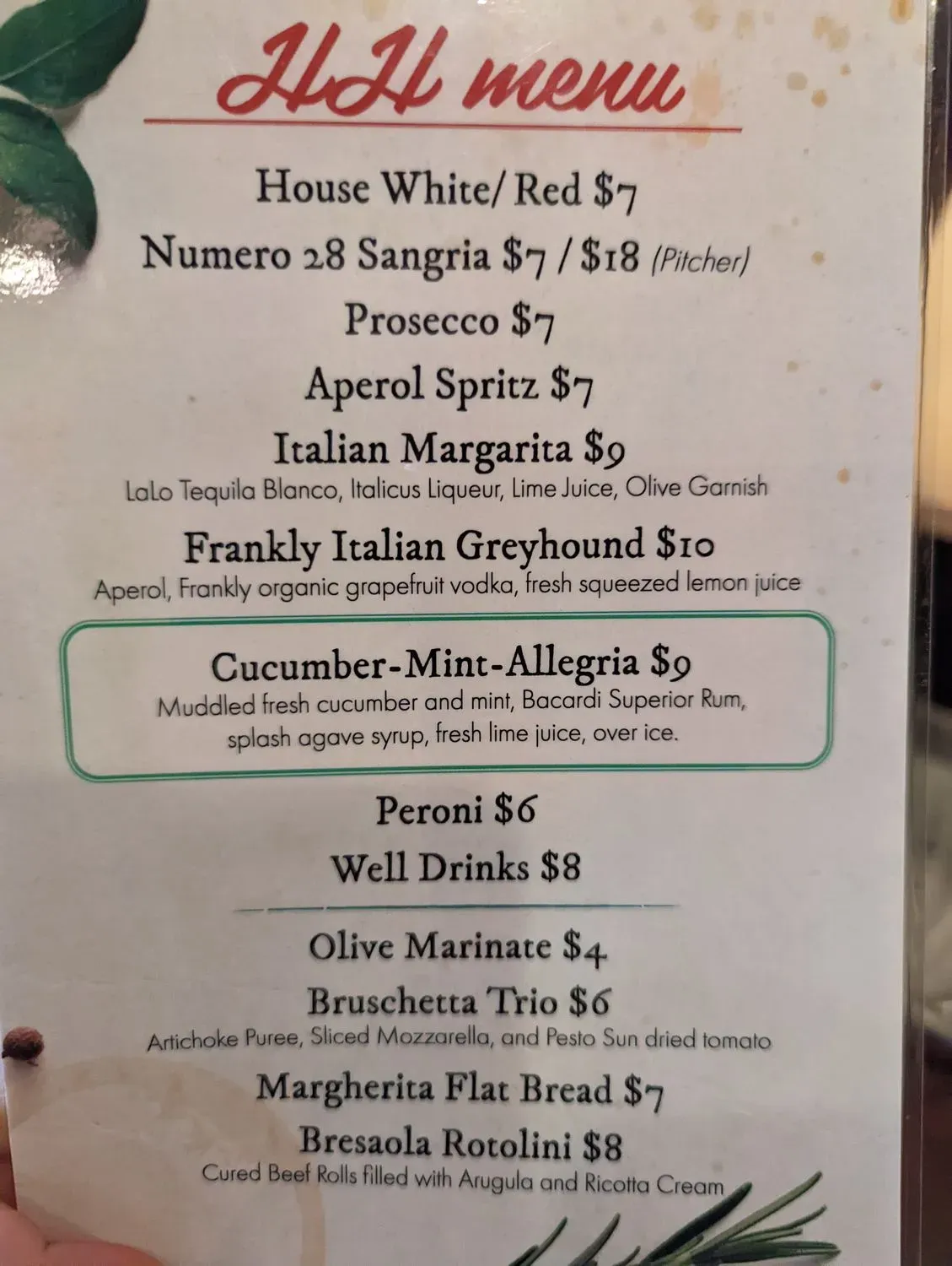 Menu 6