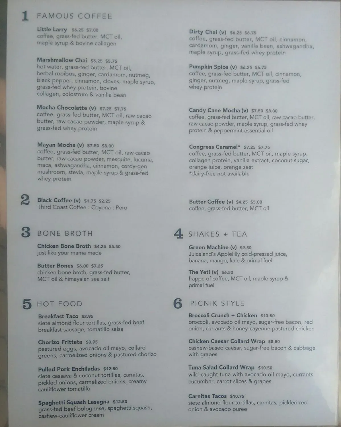 Menu 5