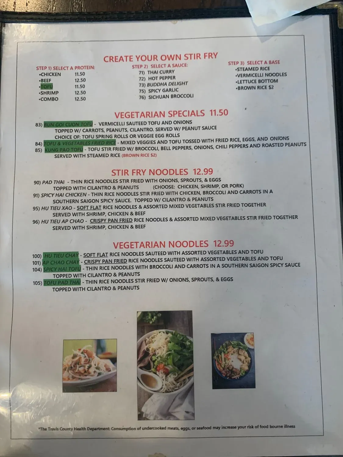 Menu 6